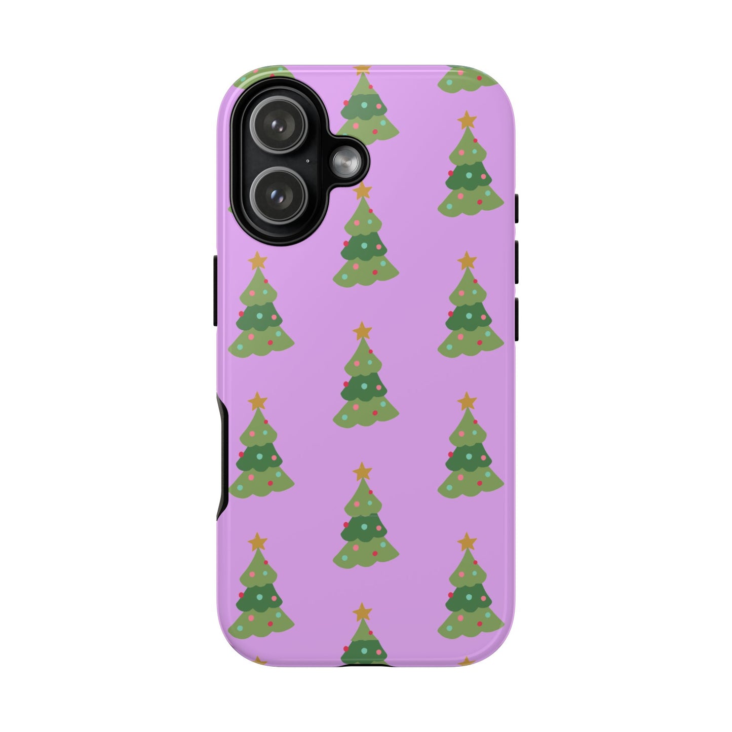 Christmas Tree Phone Case — Cute Purple Holiday iPhone Cover