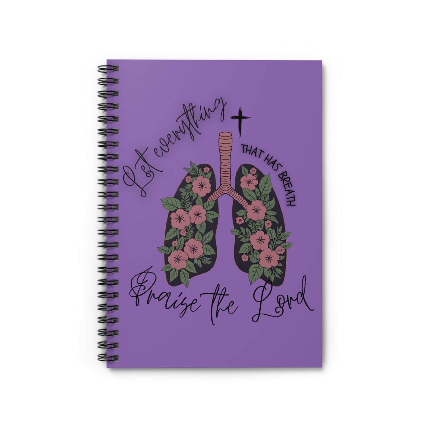 Floral Praise the Lord Spiral Notebook- Bible Study notebook