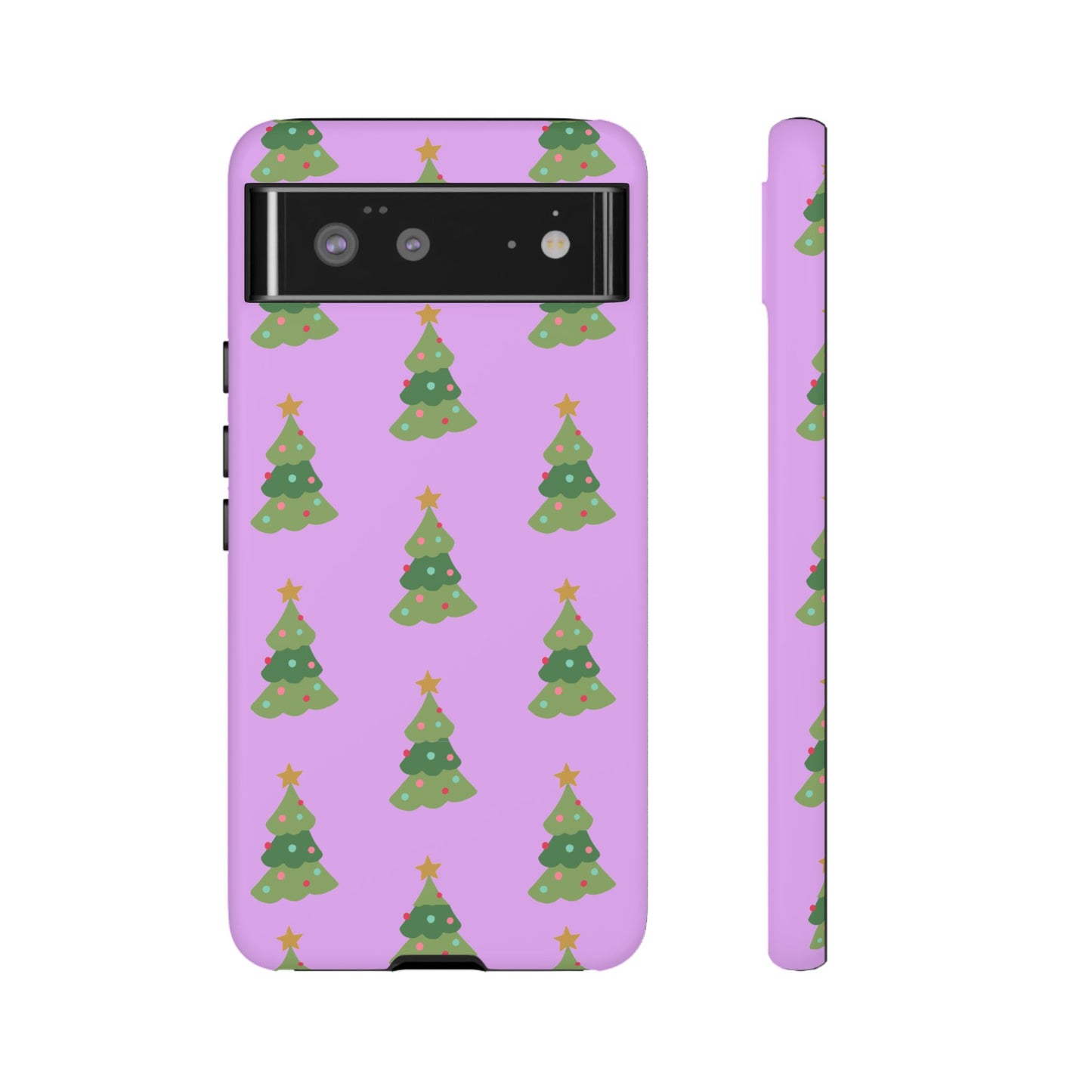Christmas Tree Phone Case — Cute Purple Holiday iPhone Cover