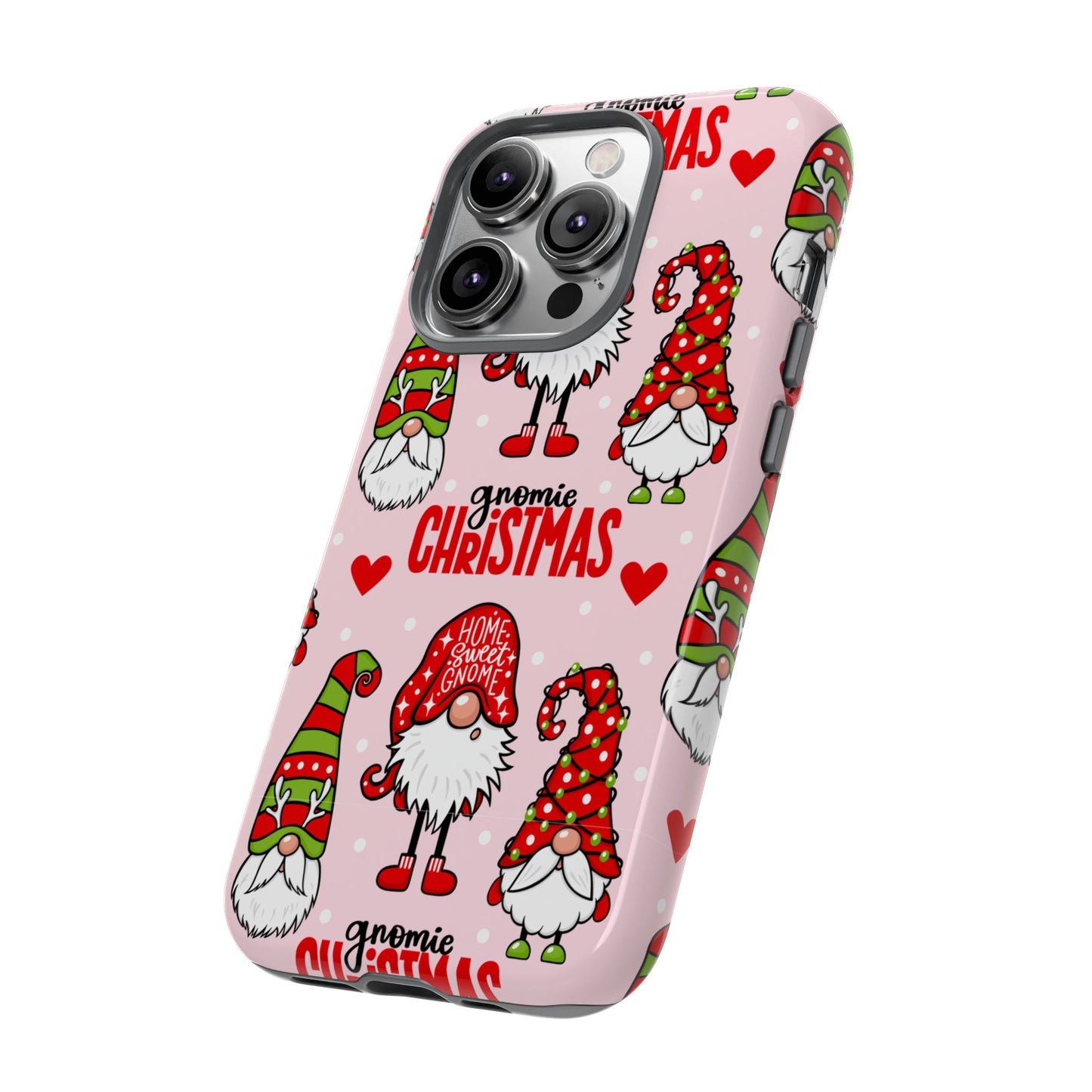 Christmas Gnomes Tough Phone Case – “Gnomie Christmas” Holiday Protection