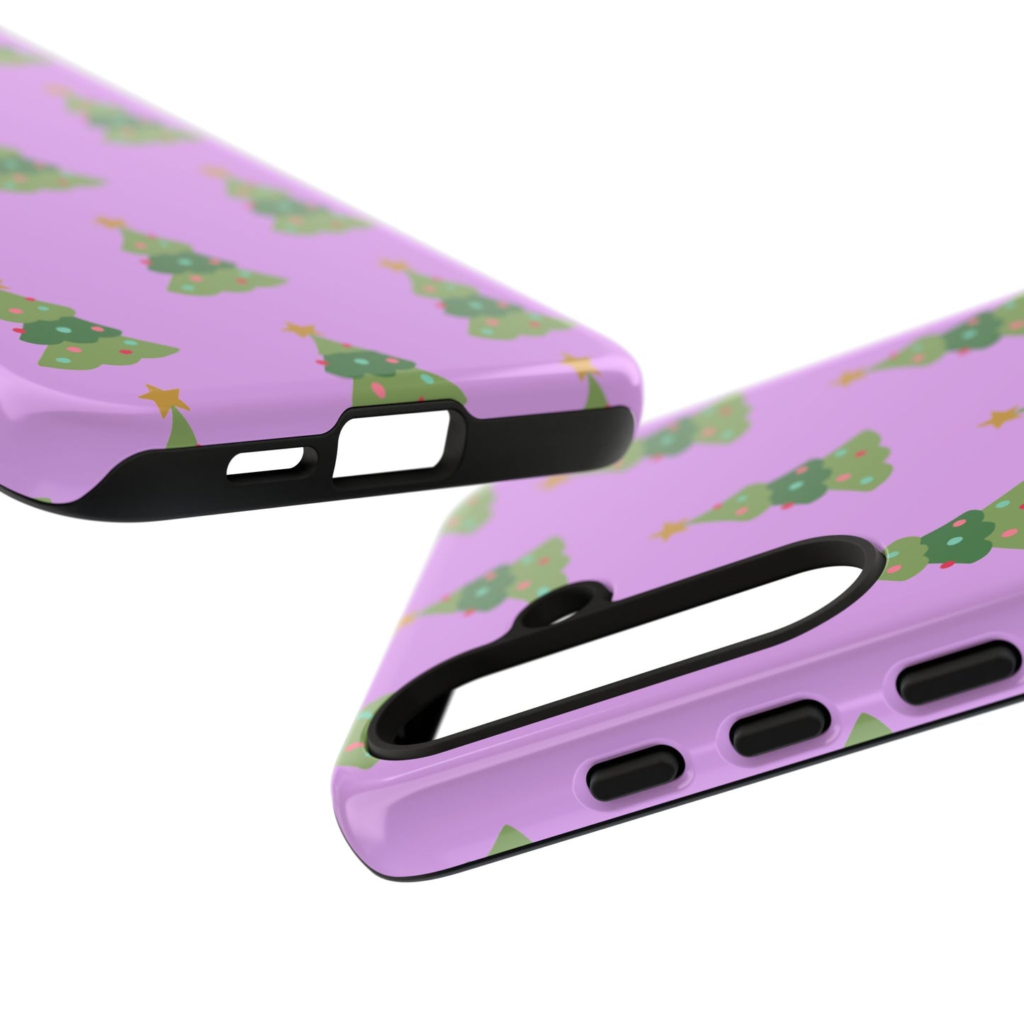 Christmas Tree Phone Case — Cute Purple Holiday iPhone Cover
