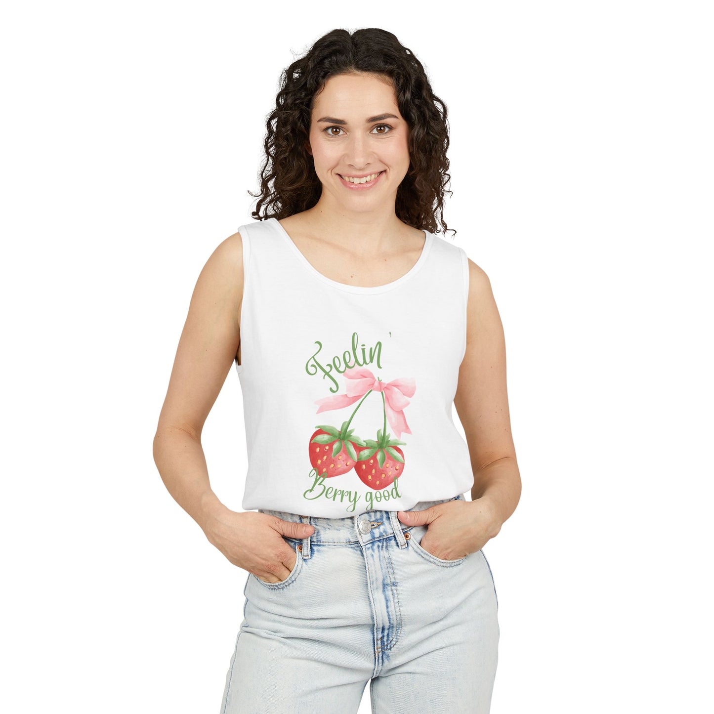 Feelin' Berry Good Unisex Tank Top