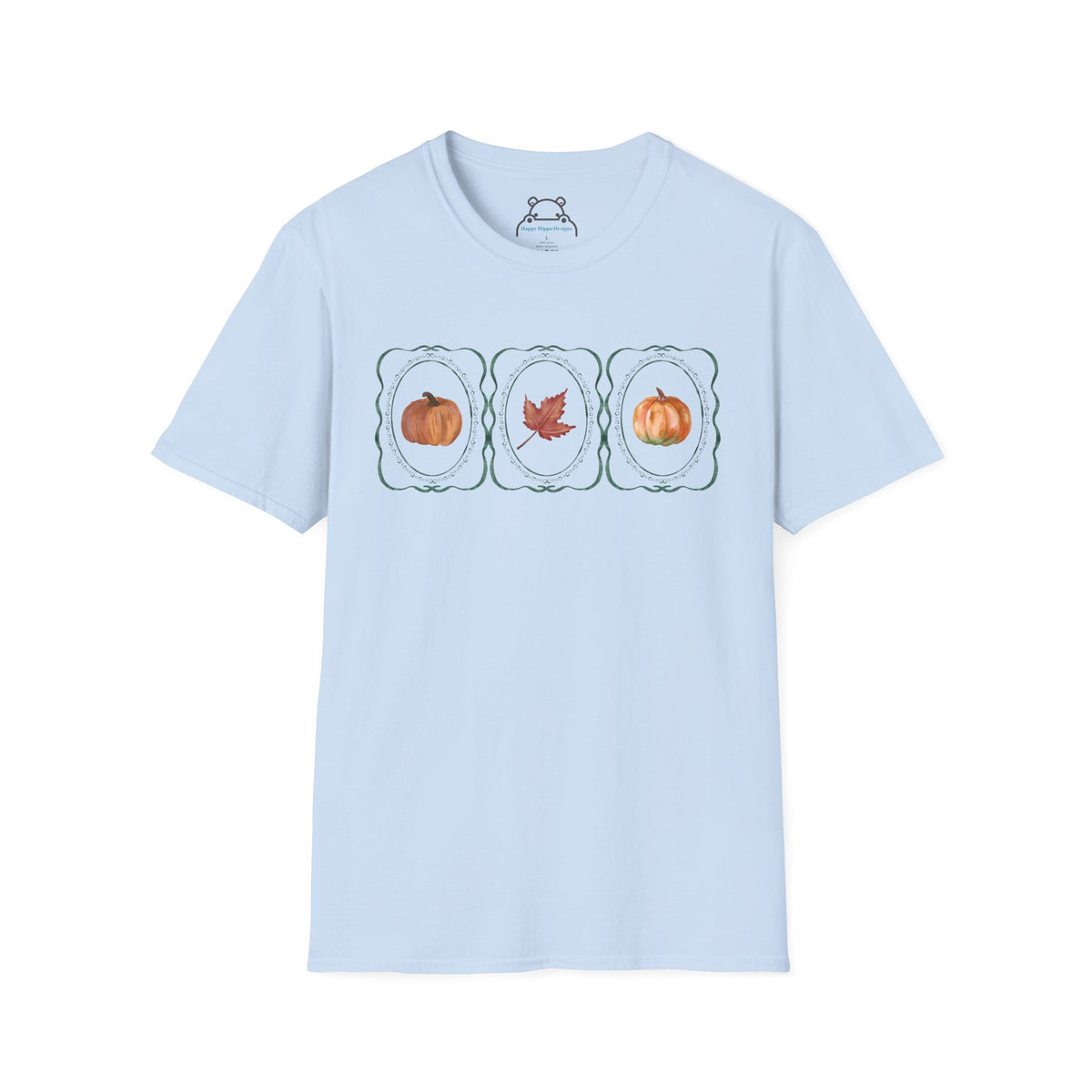 Autumn Trio Pumpkin & Leaf T-Shirt