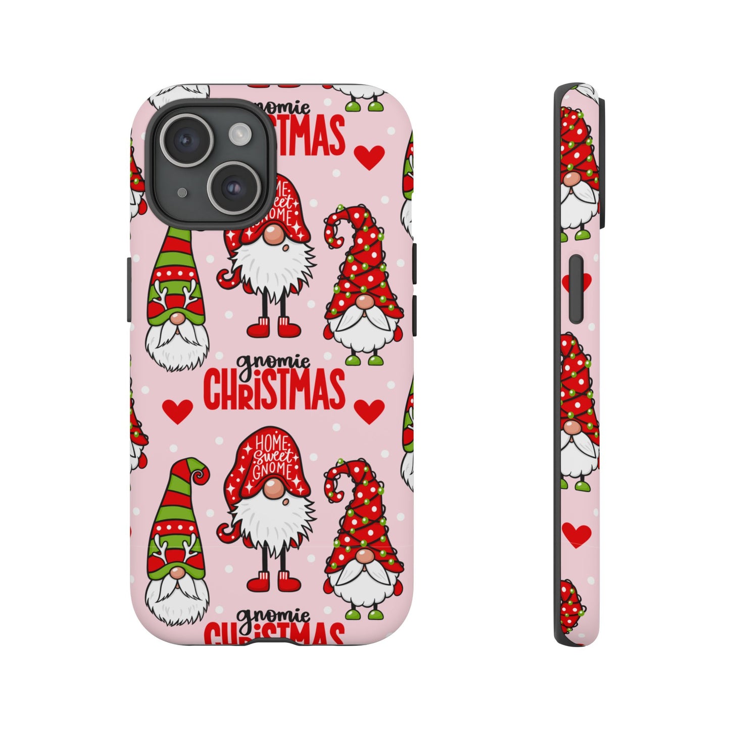 Christmas Gnomes Tough Phone Case – “Gnomie Christmas” Holiday Protection