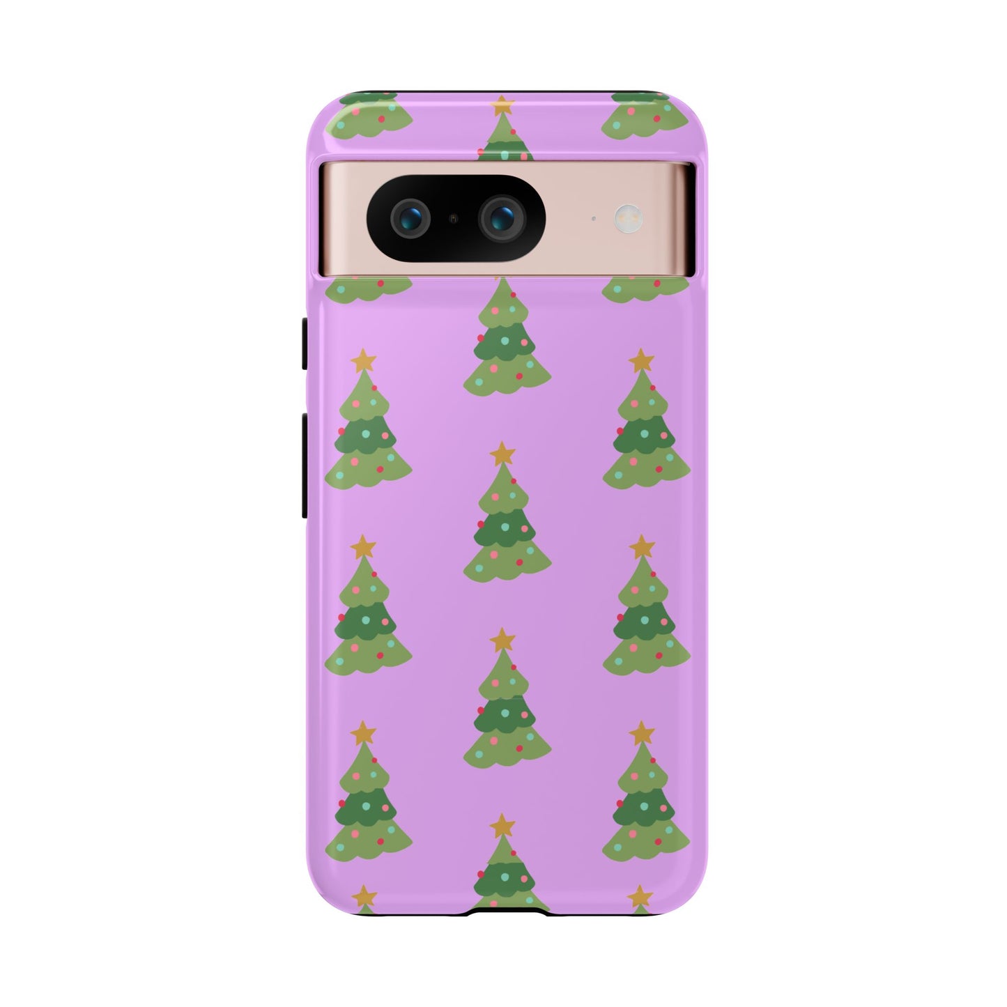 Christmas Tree Phone Case — Cute Purple Holiday iPhone Cover