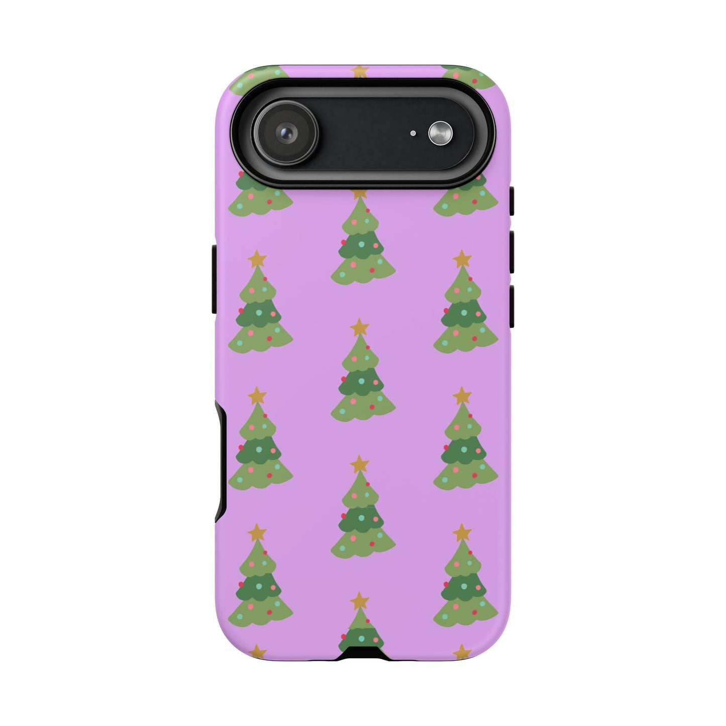 Christmas Tree Phone Case — Cute Purple Holiday iPhone Cover