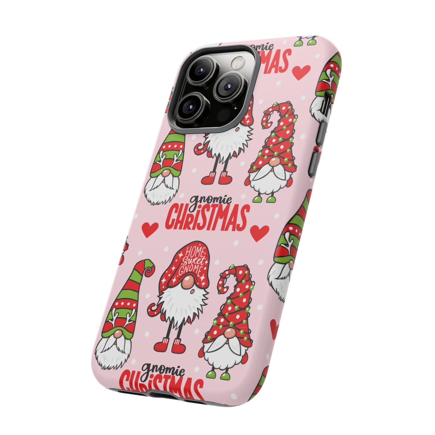 Christmas Gnomes Tough Phone Case – “Gnomie Christmas” Holiday Protection