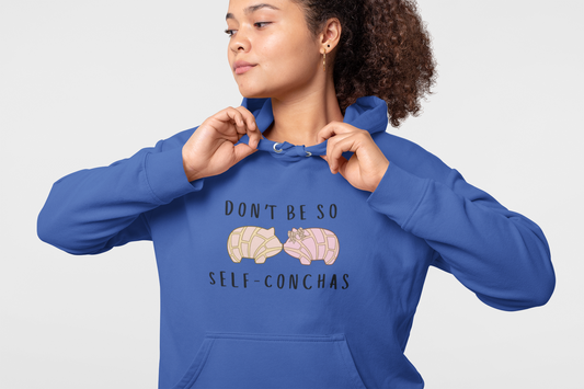 Funny Self-Conchas Hoodie, Unisex Pullover Sweatshirt