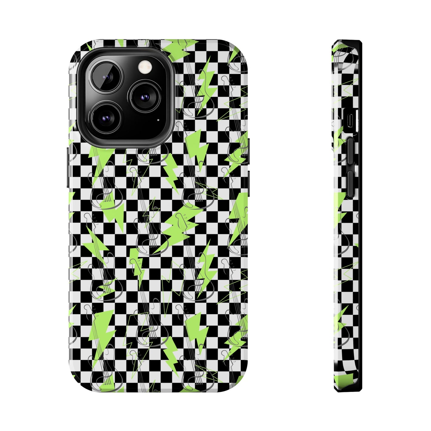 Phone Case - Lightening Guitar Rock the Day Design