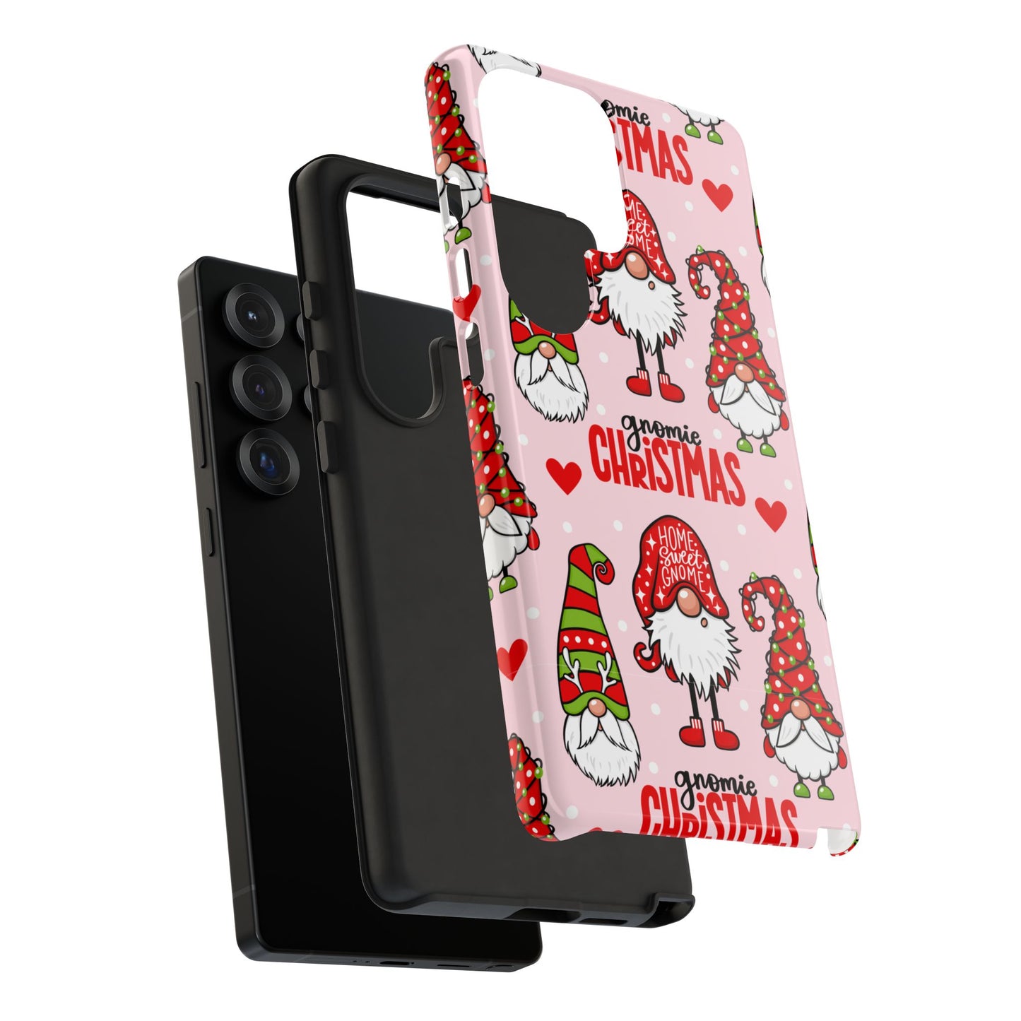Christmas Gnomes Tough Phone Case – “Gnomie Christmas” Holiday Protection