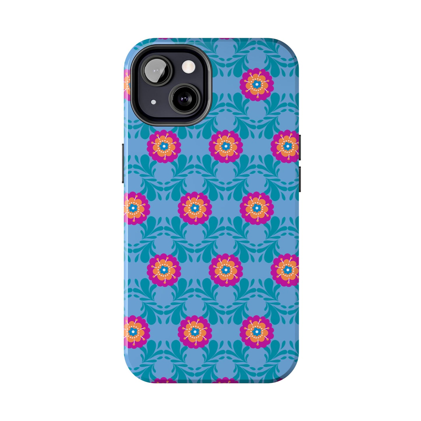 Floral Tough Phone Case - Durable, Stylish Protection for Your Smartphone