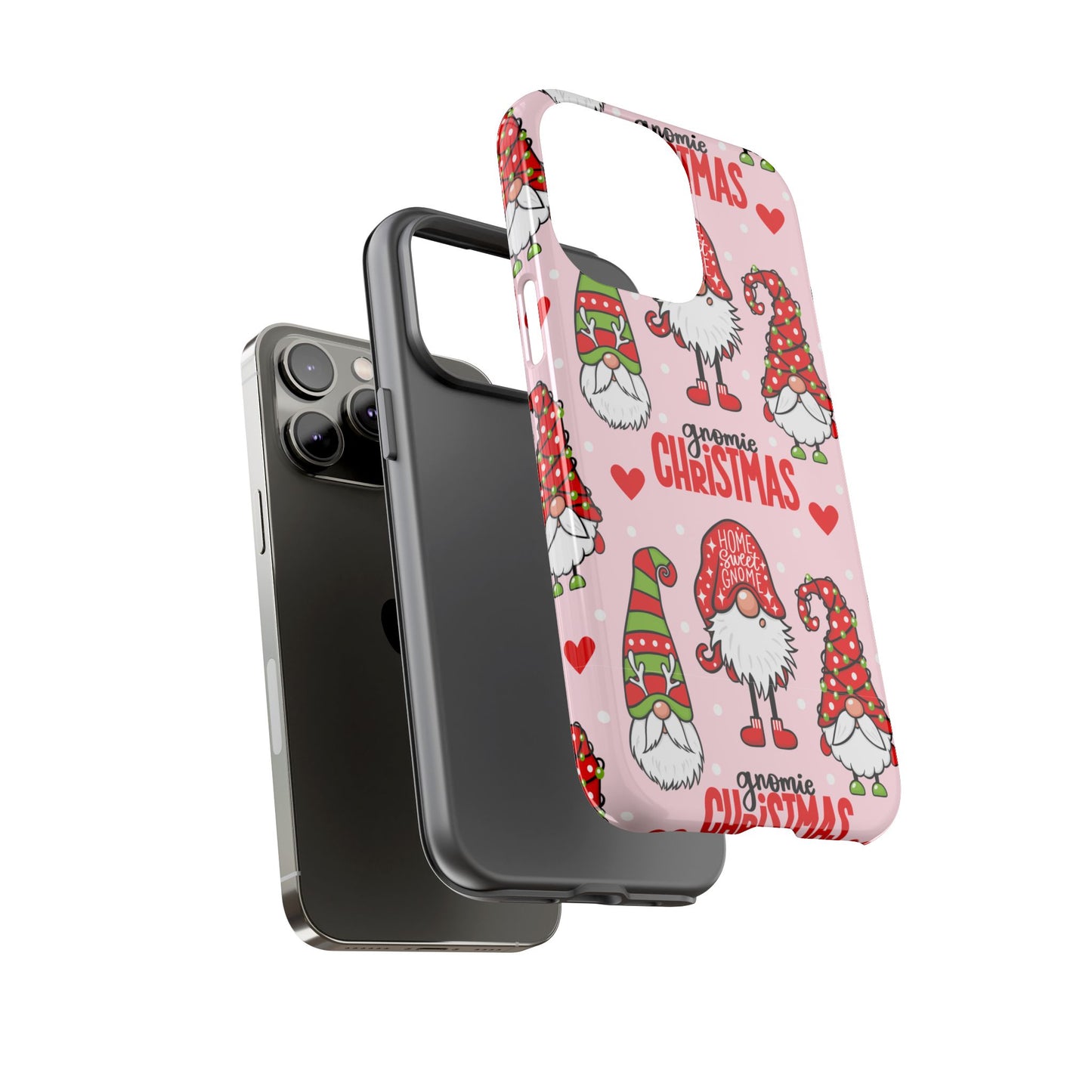 Christmas Gnomes Tough Phone Case – “Gnomie Christmas” Holiday Protection