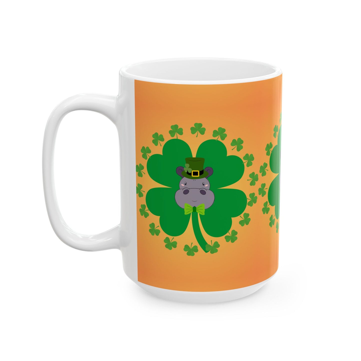 Mug Lucky Hippo St Patrick's Day