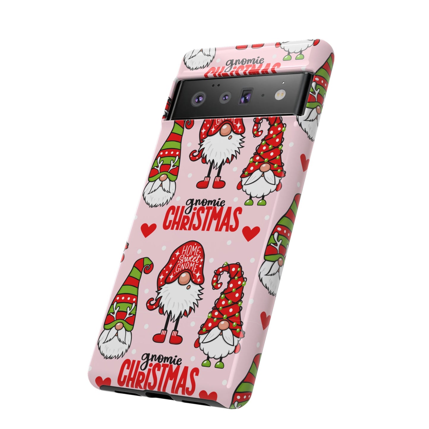 Christmas Gnomes Tough Phone Case – “Gnomie Christmas” Holiday Protection