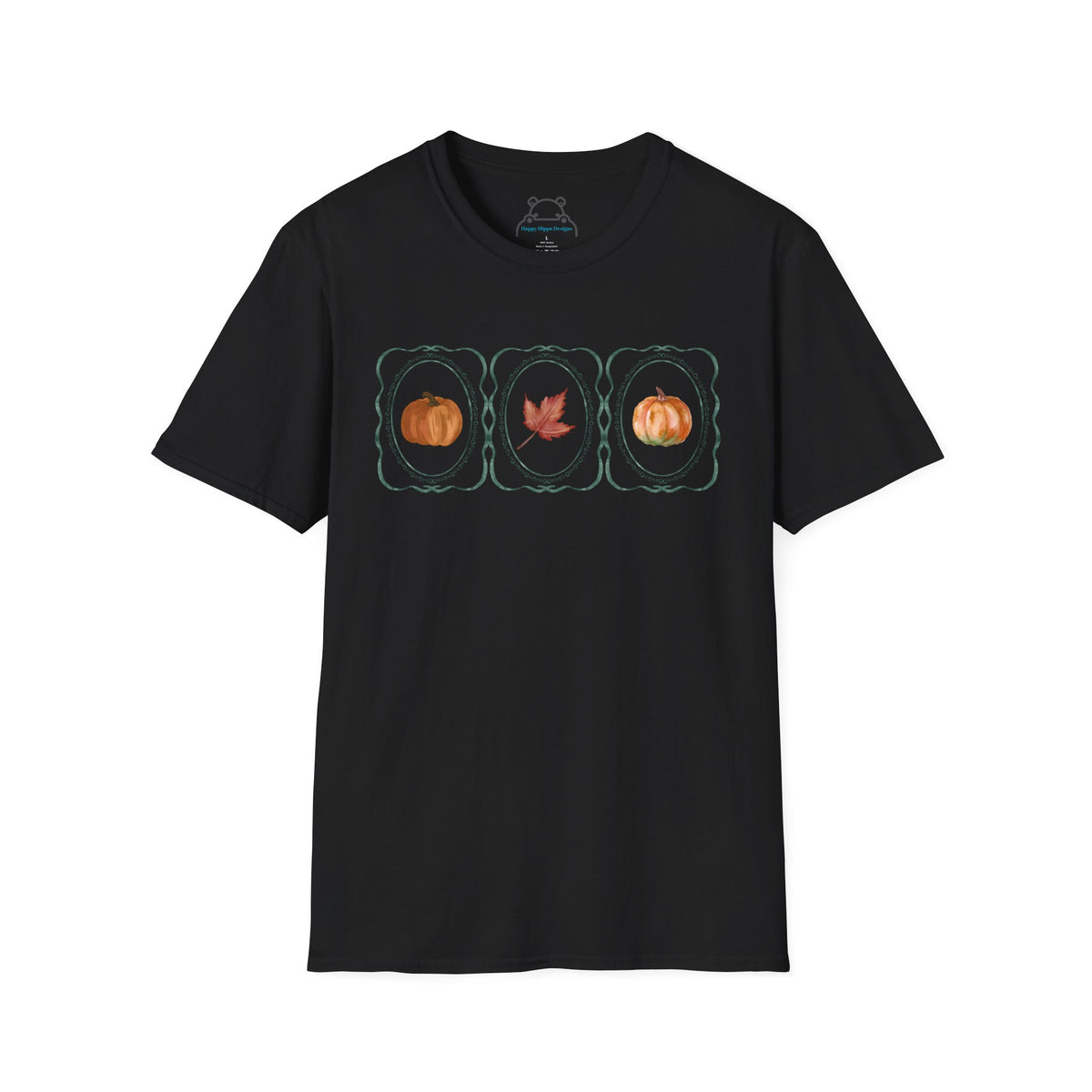 Autumn Trio Pumpkin & Leaf T-Shirt