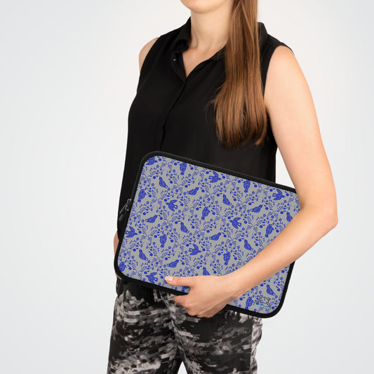 Elegant Floral Laptop Sleeve