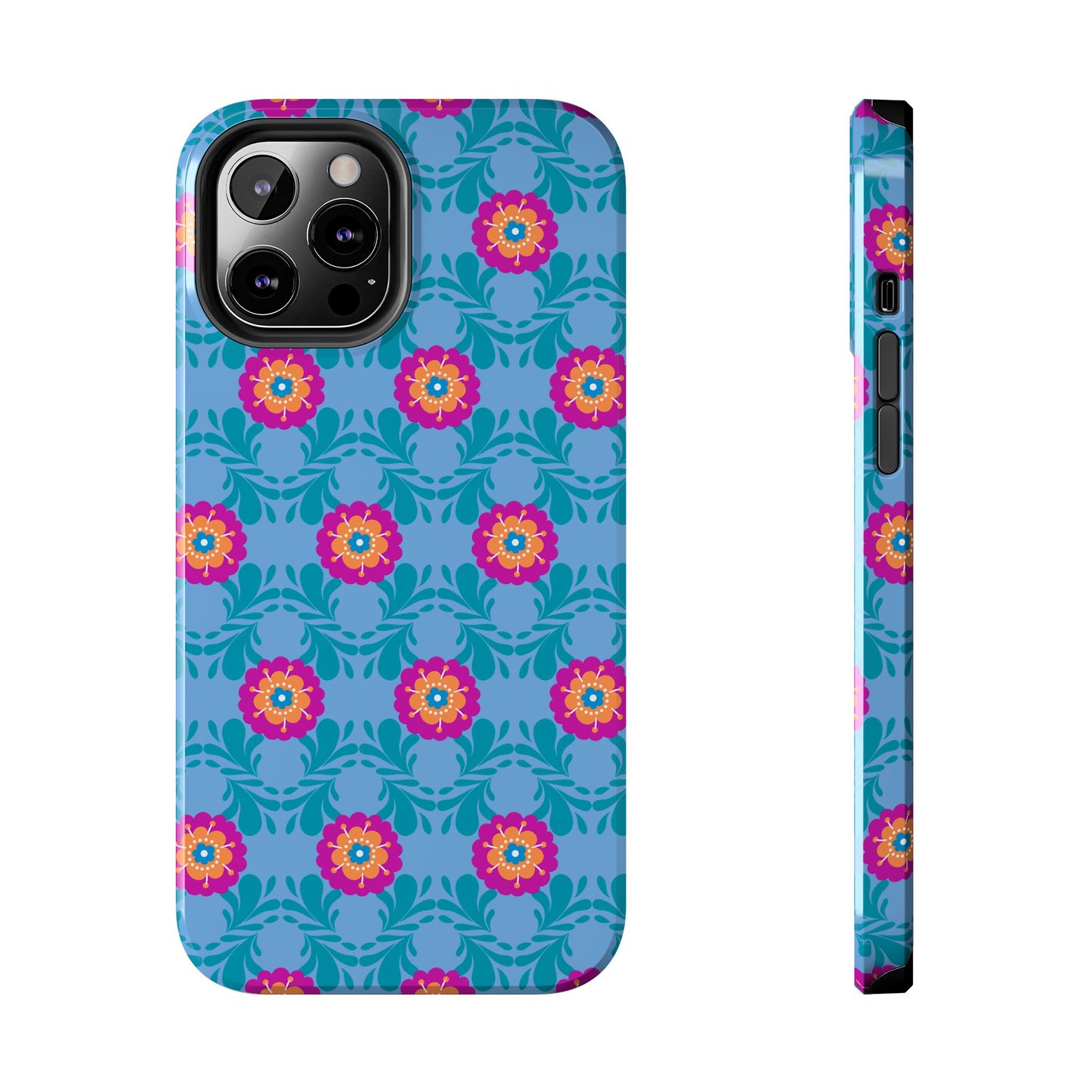 Floral Tough Phone Case - Durable, Stylish Protection for Your Smartphone