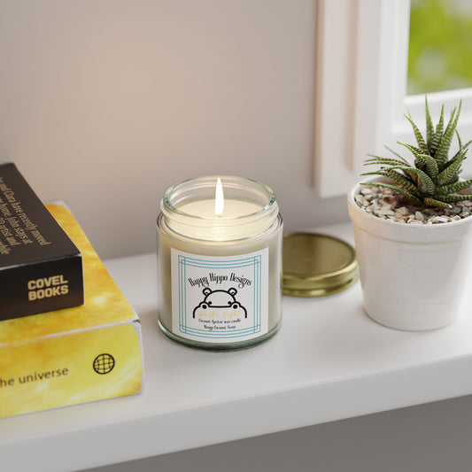 Scented Candle - Be the Light, Mango and Coconut Scent