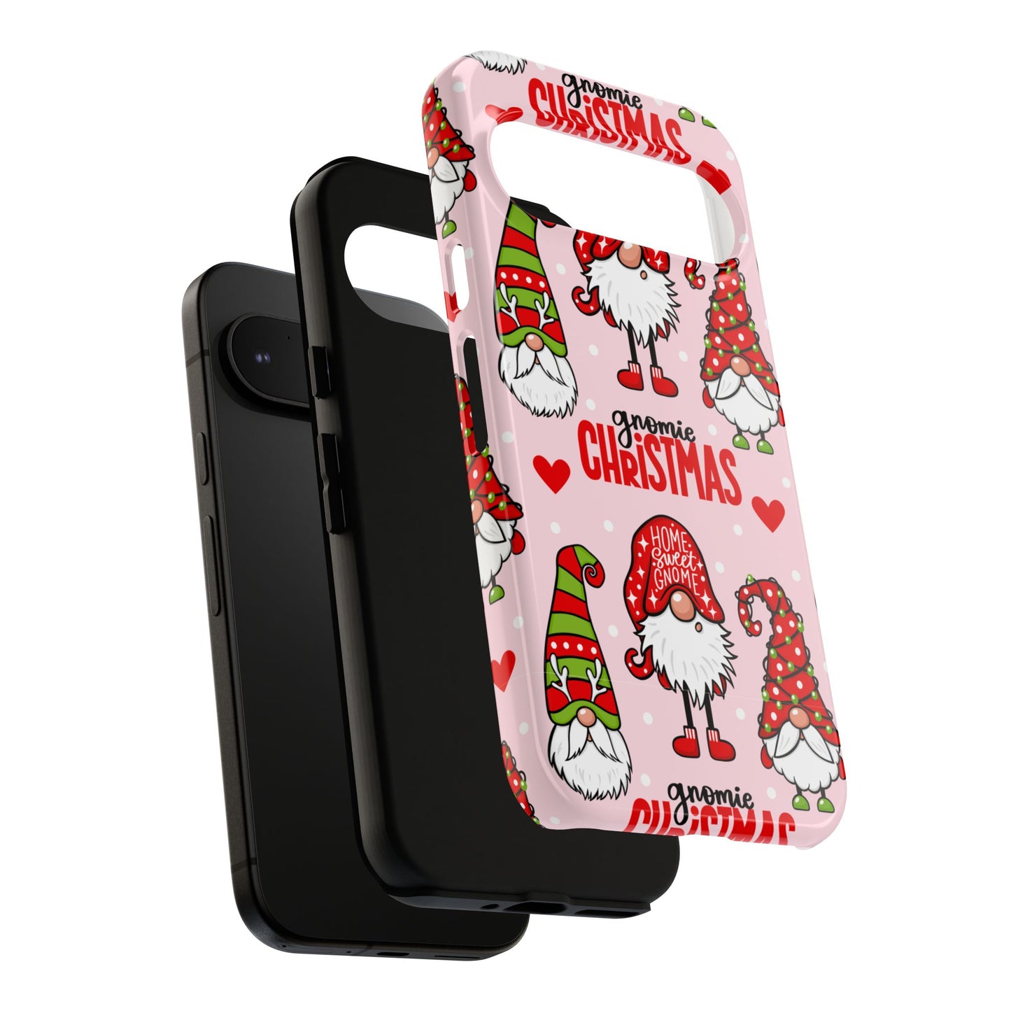 Christmas Gnomes Tough Phone Case – “Gnomie Christmas” Holiday Protection