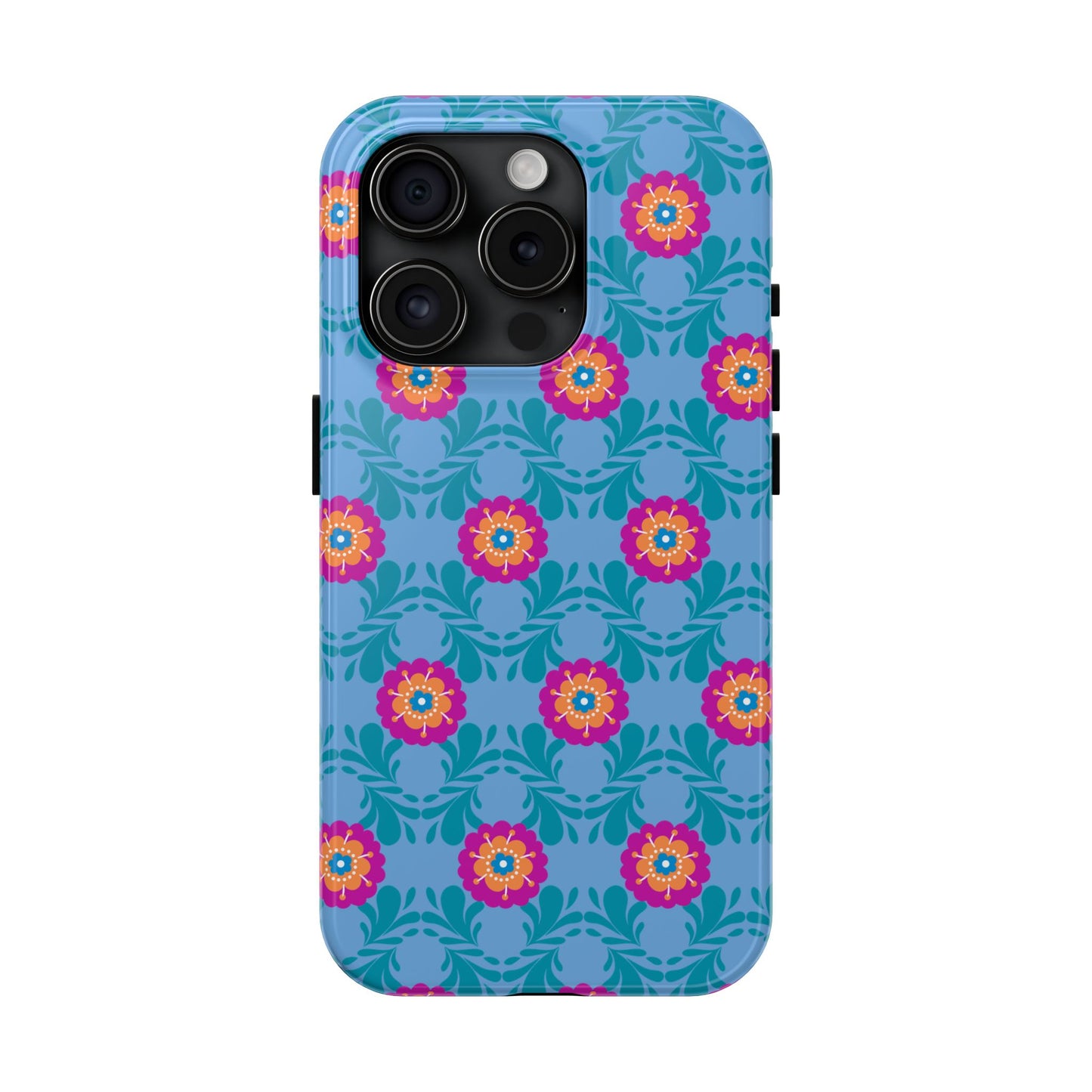 Floral Tough Phone Case - Durable, Stylish Protection for Your Smartphone