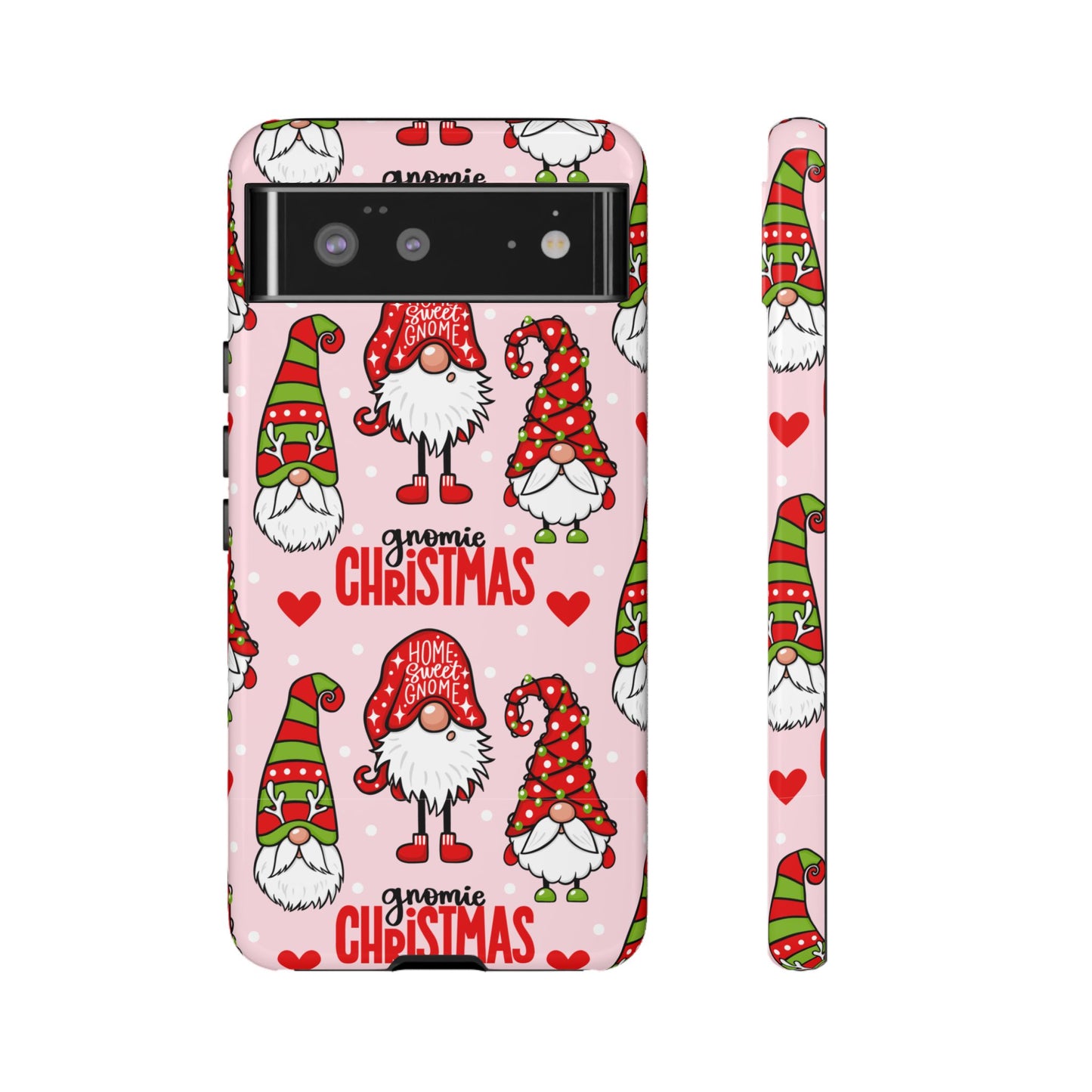 Christmas Gnomes Tough Phone Case – “Gnomie Christmas” Holiday Protection
