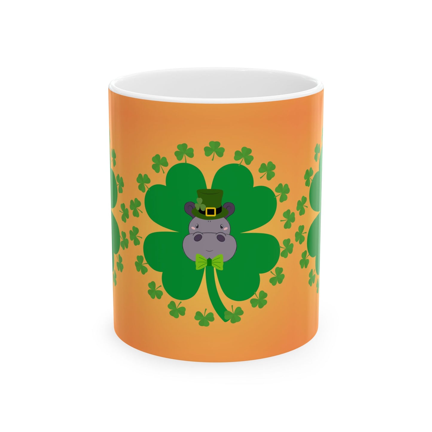 Mug Lucky Hippo St Patrick's Day