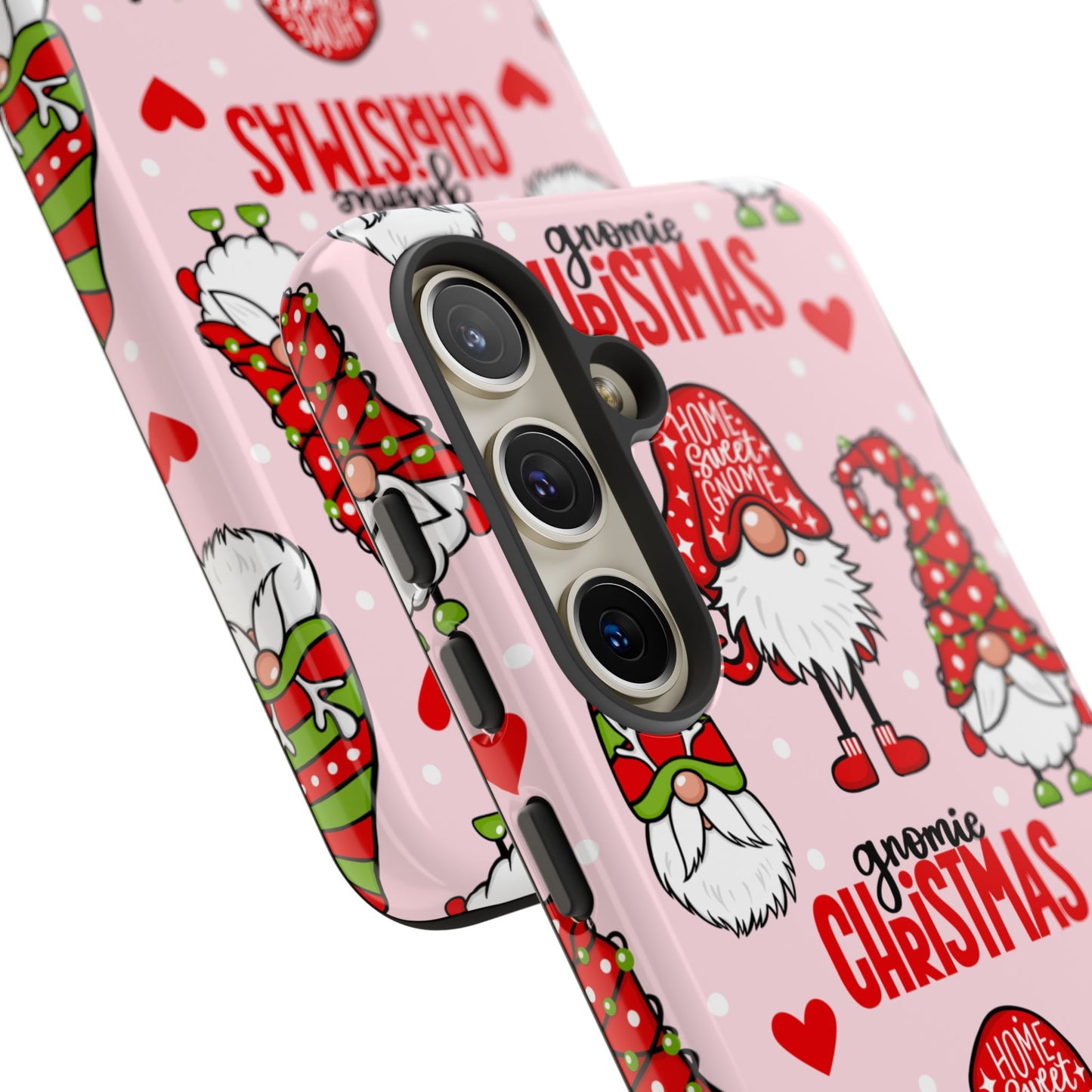 Christmas Gnomes Tough Phone Case – “Gnomie Christmas” Holiday Protection
