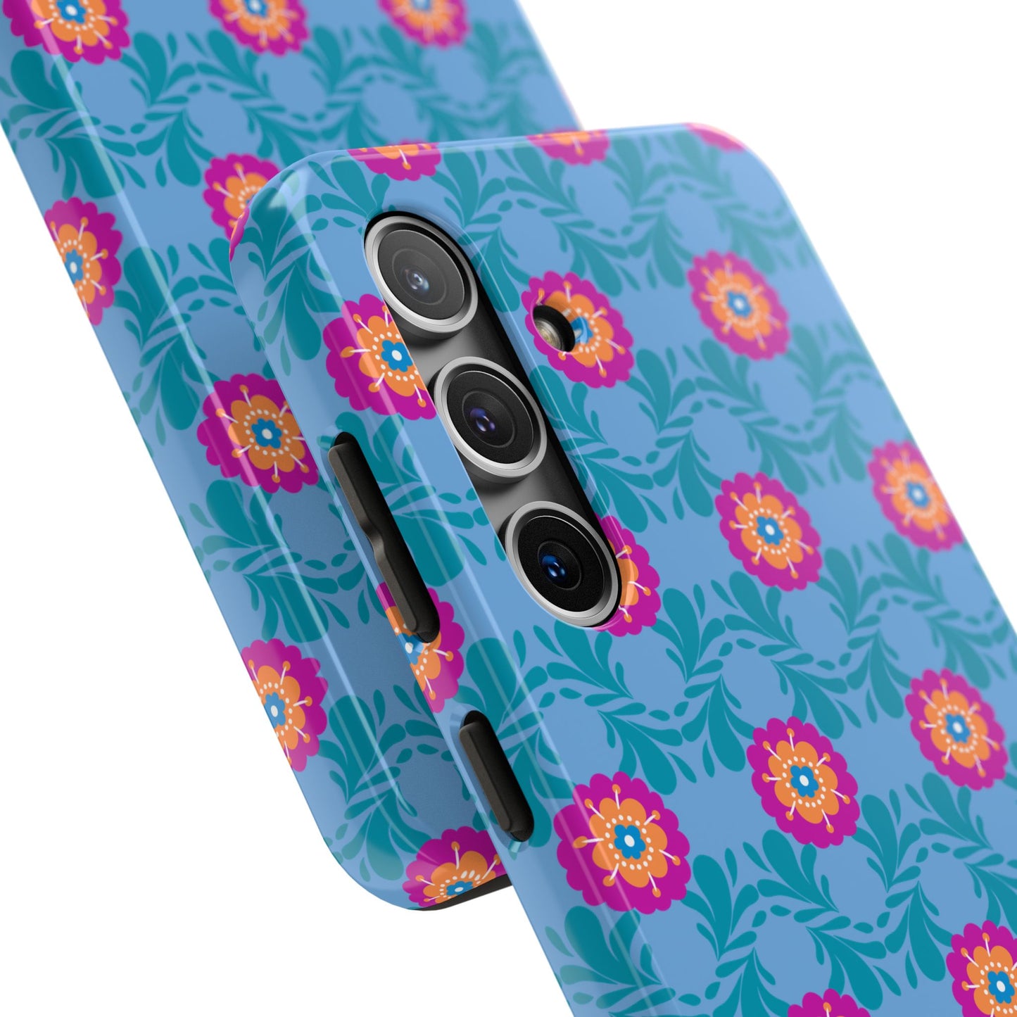 Floral Tough Phone Case - Durable, Stylish Protection for Your Smartphone
