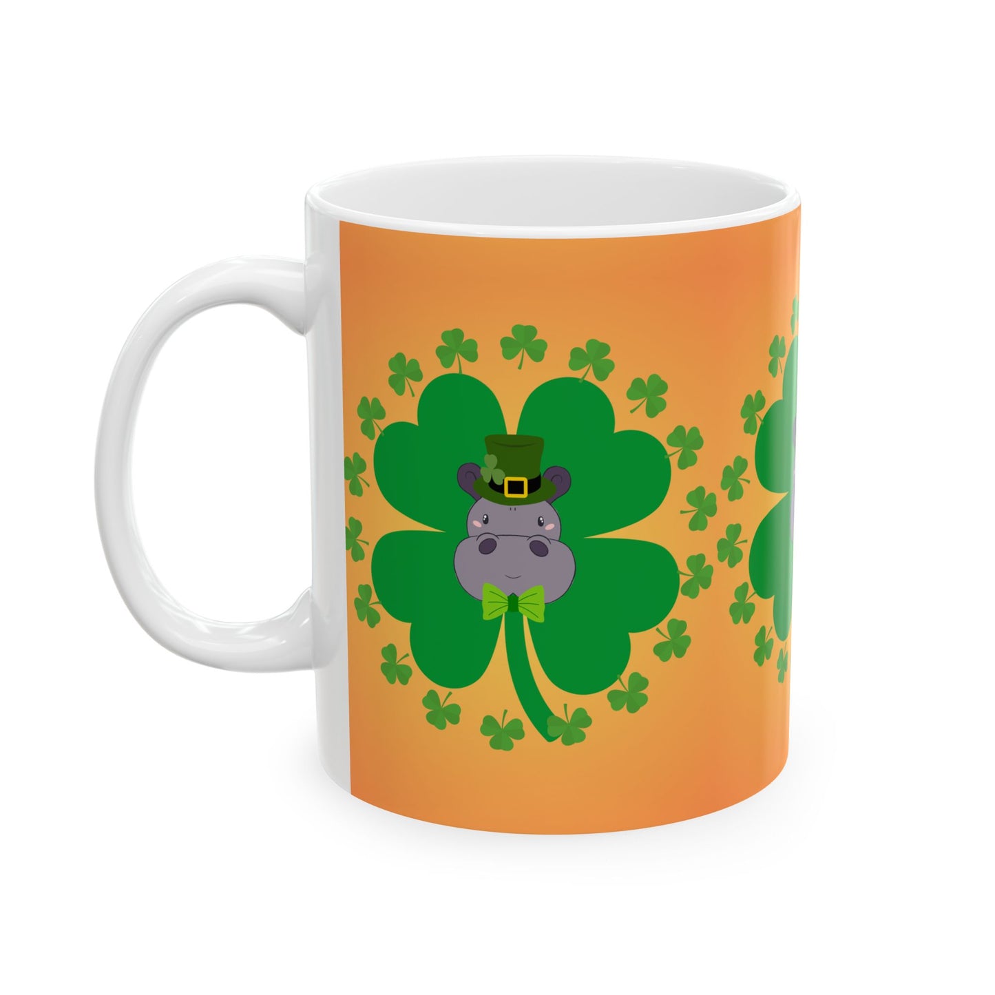 Mug Lucky Hippo St Patrick's Day