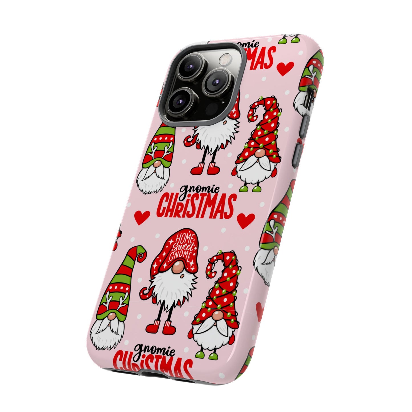 Christmas Gnomes Tough Phone Case – “Gnomie Christmas” Holiday Protection