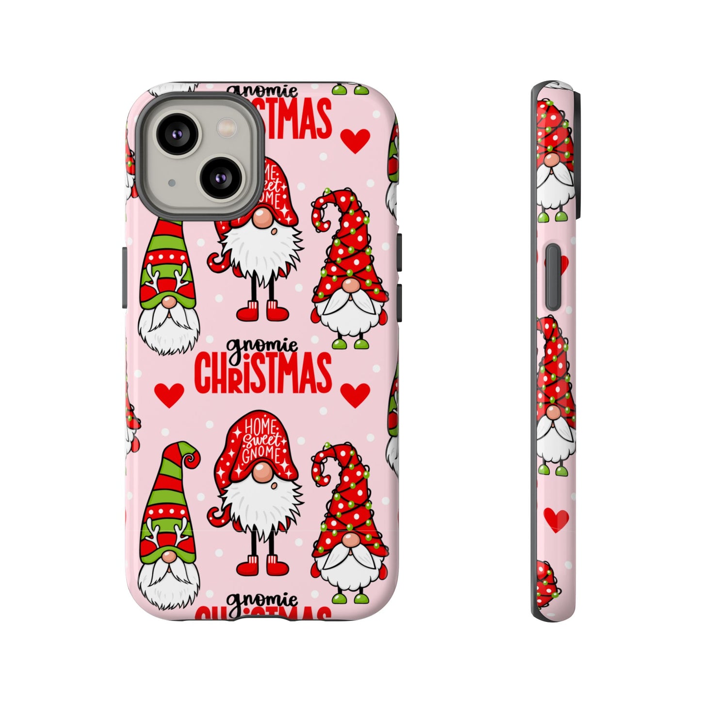 Christmas Gnomes Tough Phone Case – “Gnomie Christmas” Holiday Protection