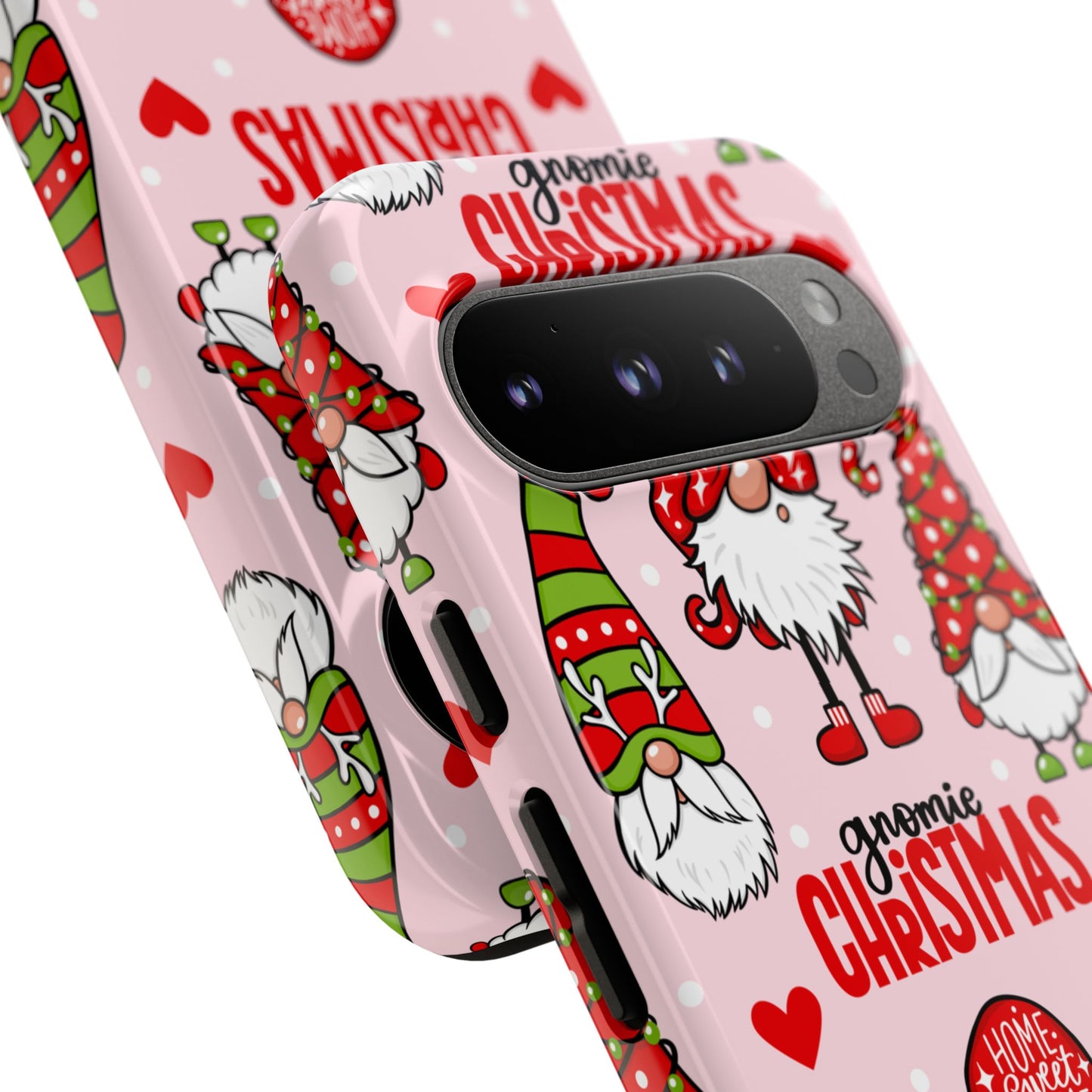 Christmas Gnomes Tough Phone Case – “Gnomie Christmas” Holiday Protection