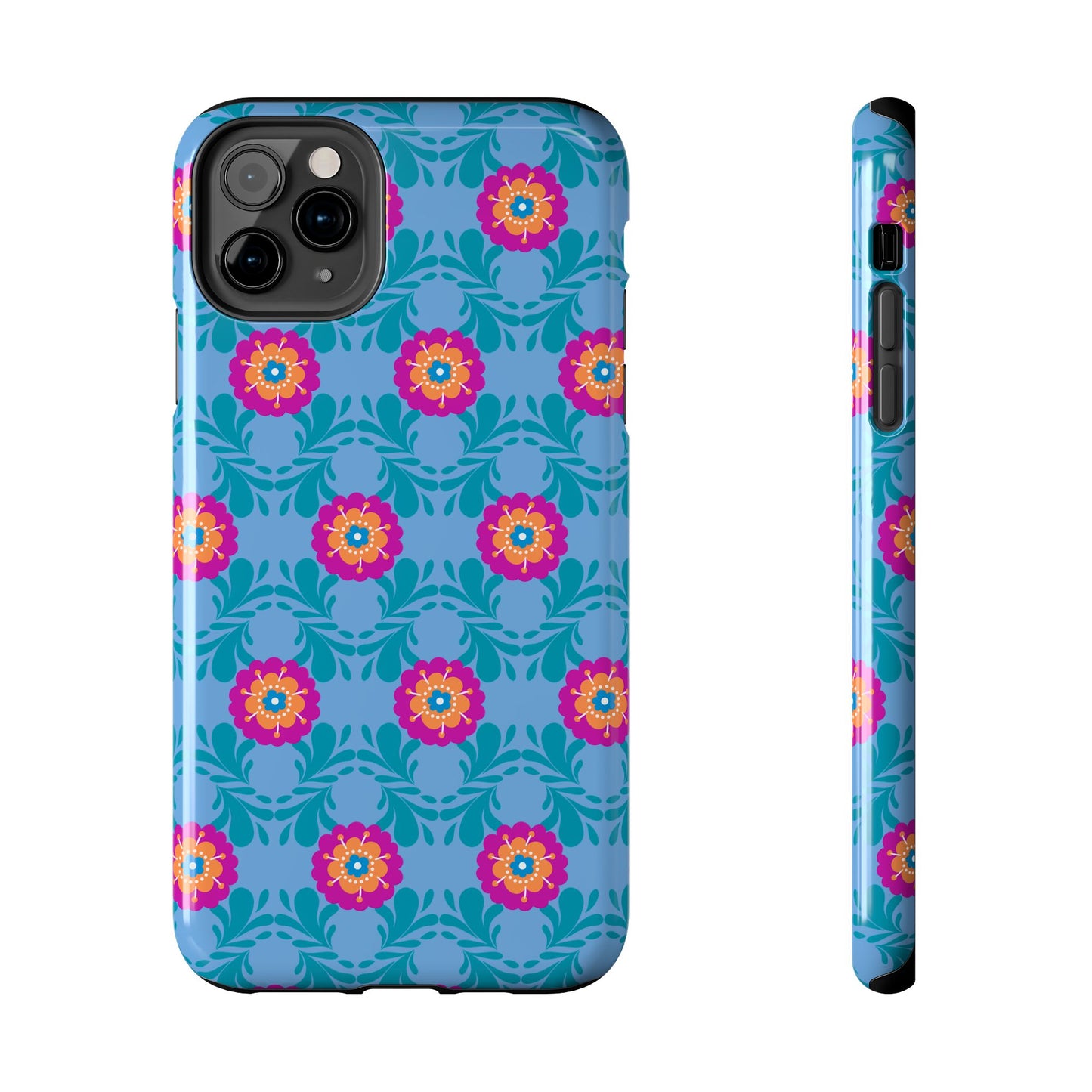Floral Tough Phone Case - Durable, Stylish Protection for Your Smartphone