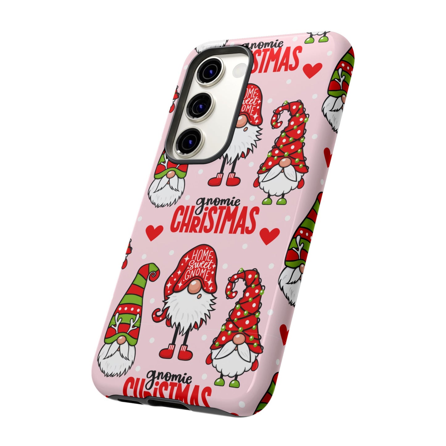 Christmas Gnomes Tough Phone Case – “Gnomie Christmas” Holiday Protection