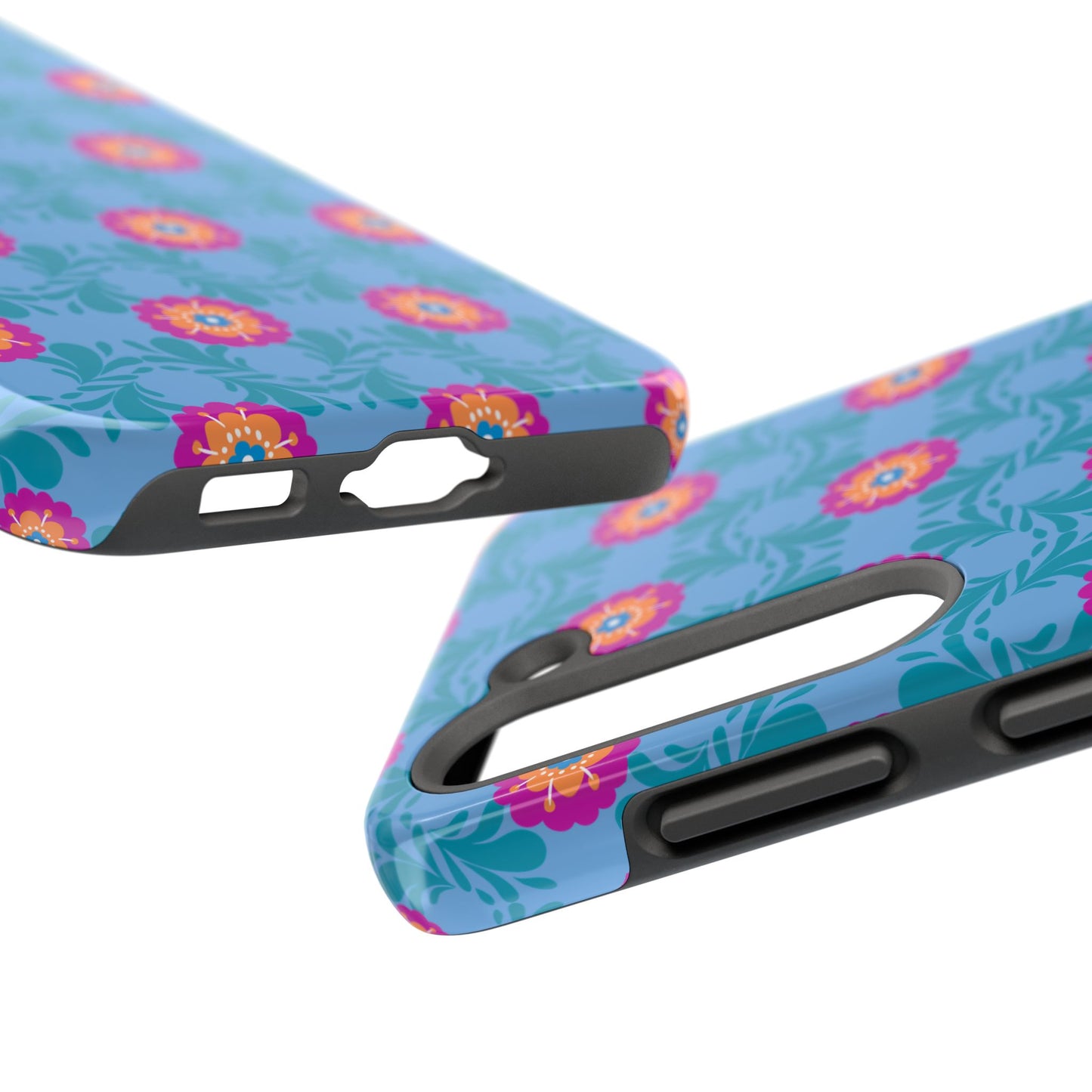 Floral Tough Phone Case - Durable, Stylish Protection for Your Smartphone