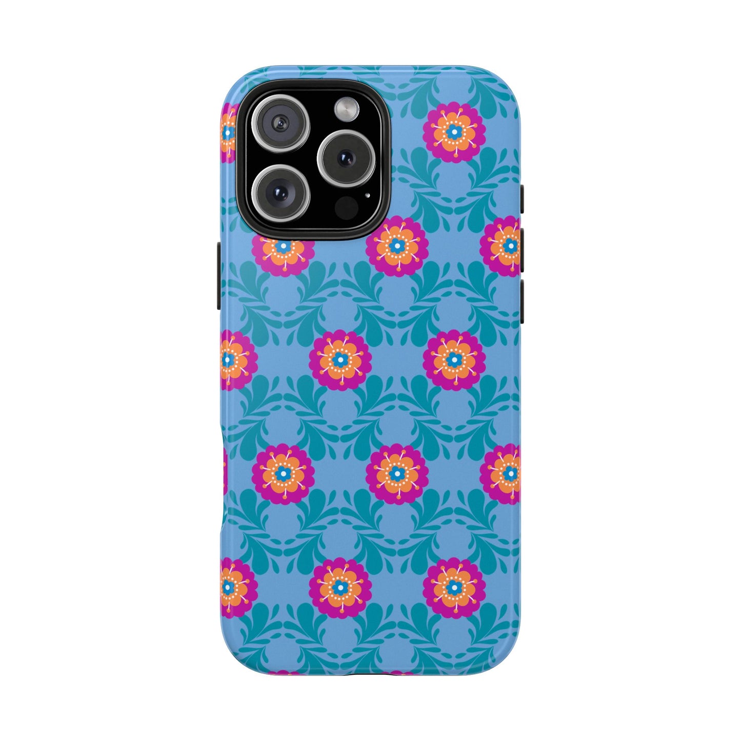 Floral Tough Phone Case - Durable, Stylish Protection for Your Smartphone