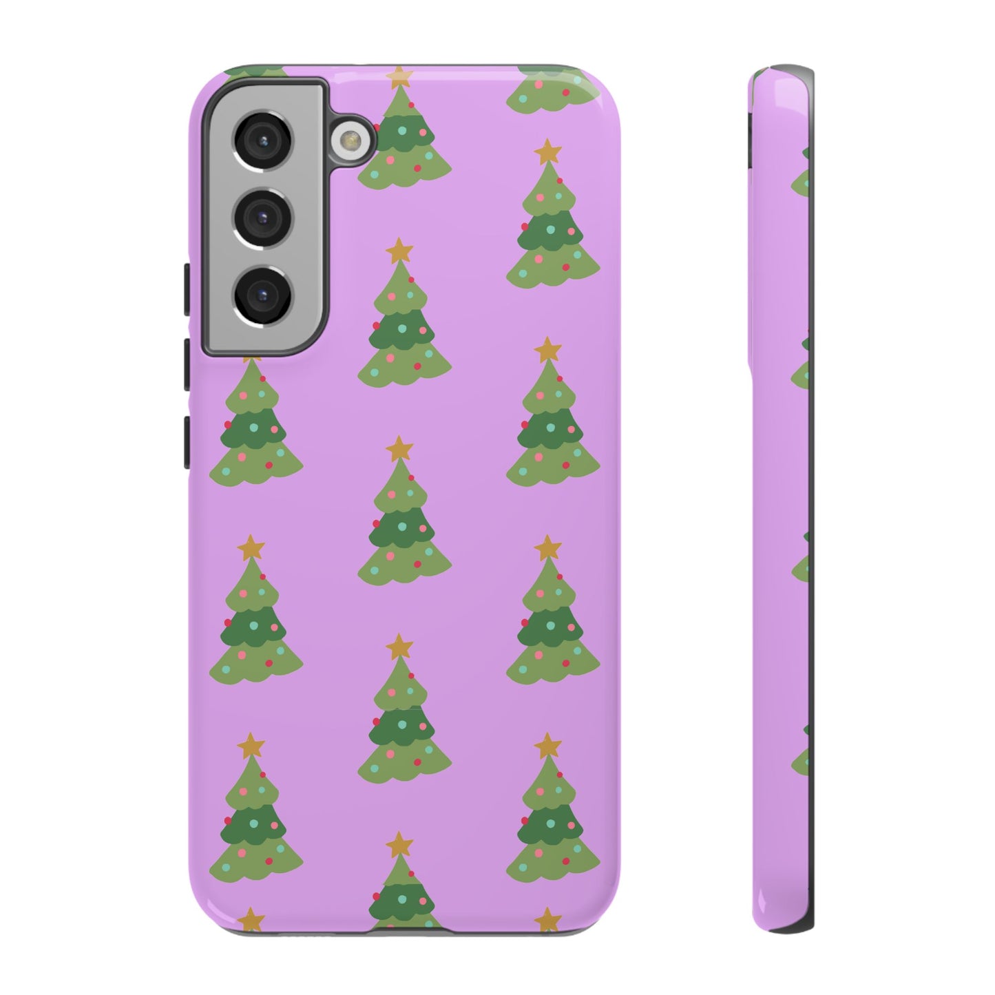Christmas Tree Phone Case — Cute Purple Holiday iPhone Cover