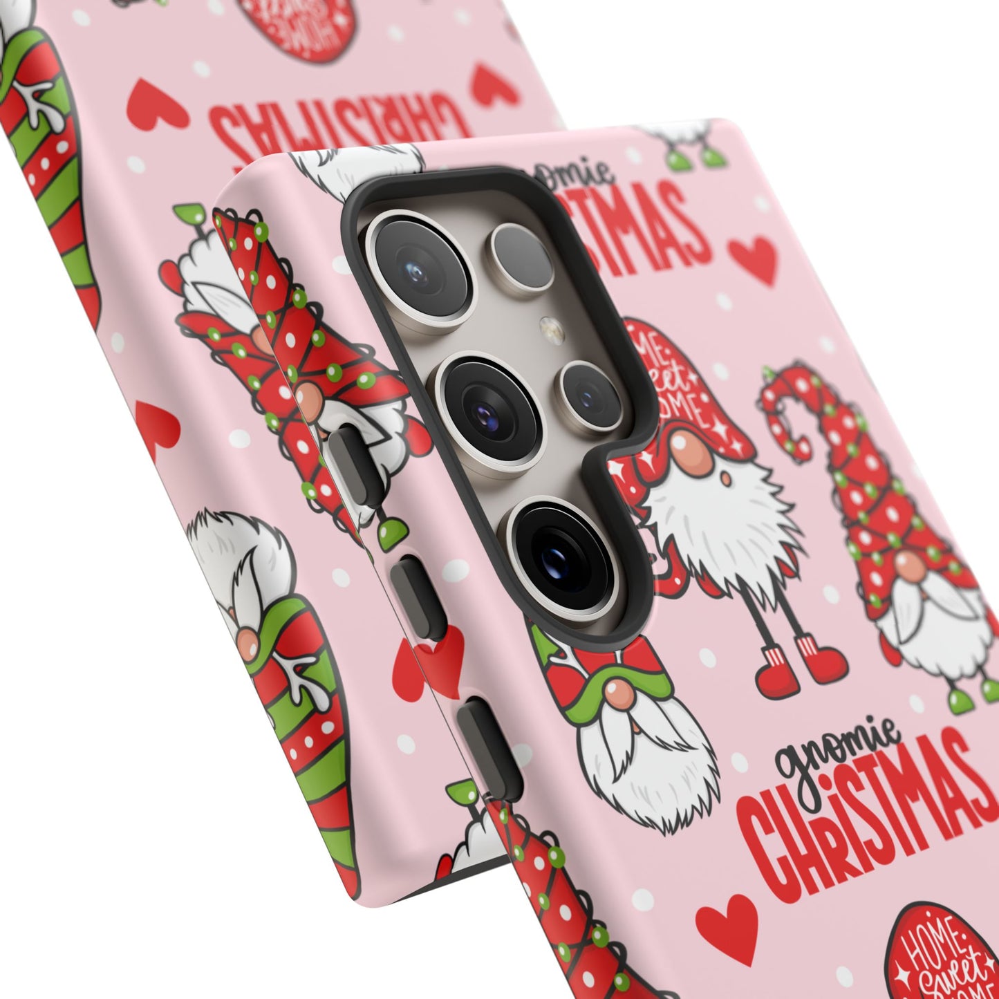 Christmas Gnomes Tough Phone Case – “Gnomie Christmas” Holiday Protection