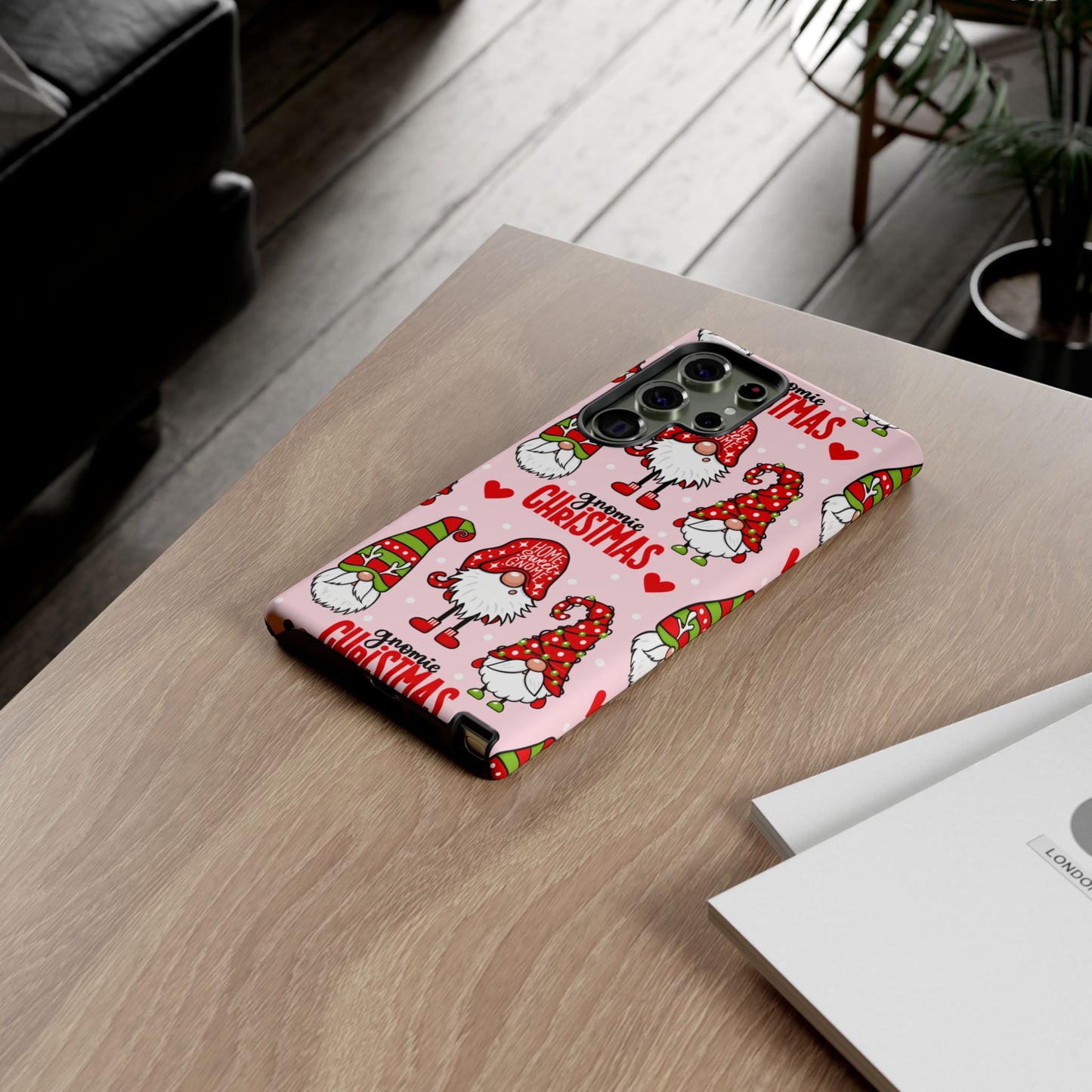 Christmas Gnomes Tough Phone Case – “Gnomie Christmas” Holiday Protection