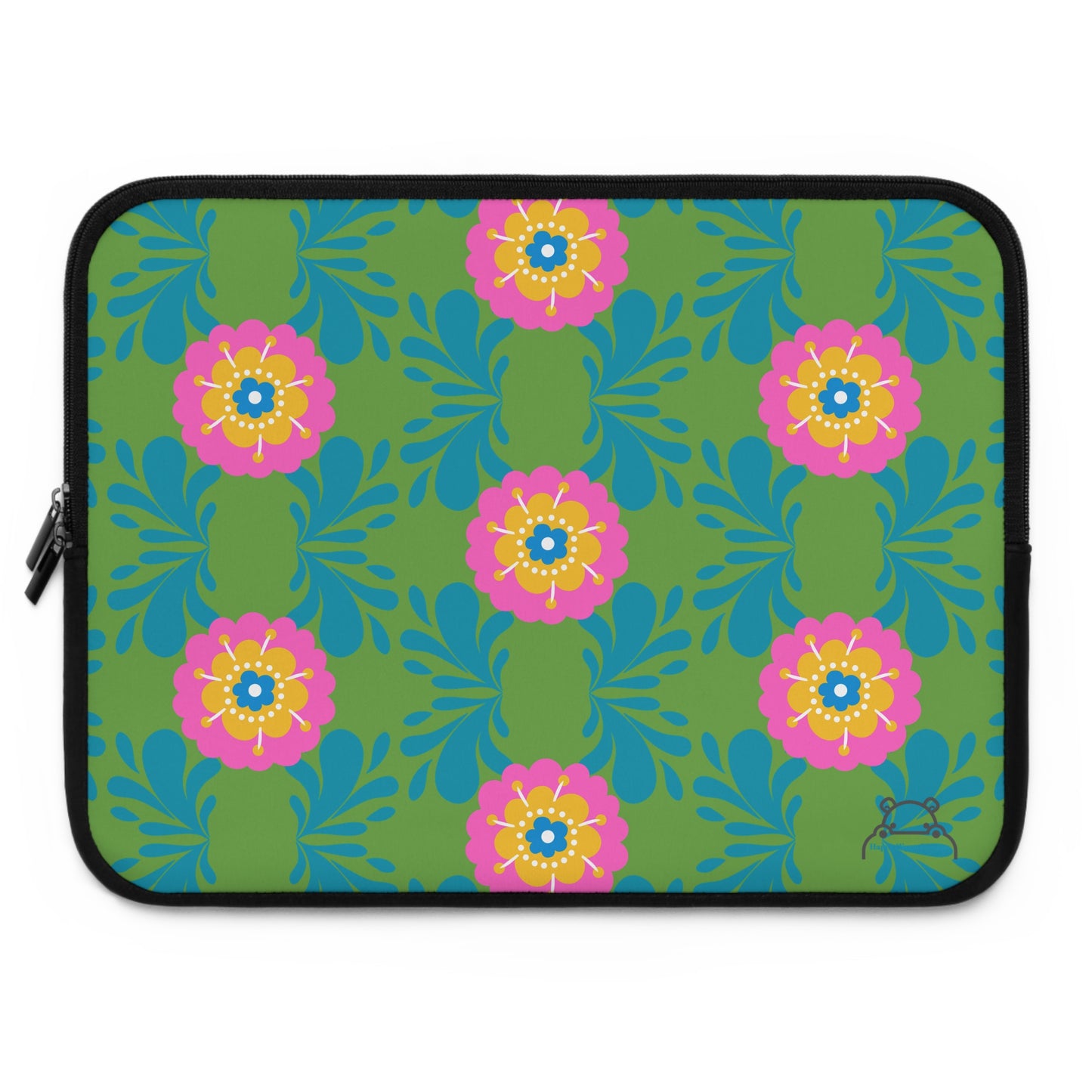 Vibrant Floral Laptop Sleeve, Colorful Tech Pouch, Flowers Design, Eco-Friendly Sleeve, Gift for Students, Stylish Computer Case, [...]
