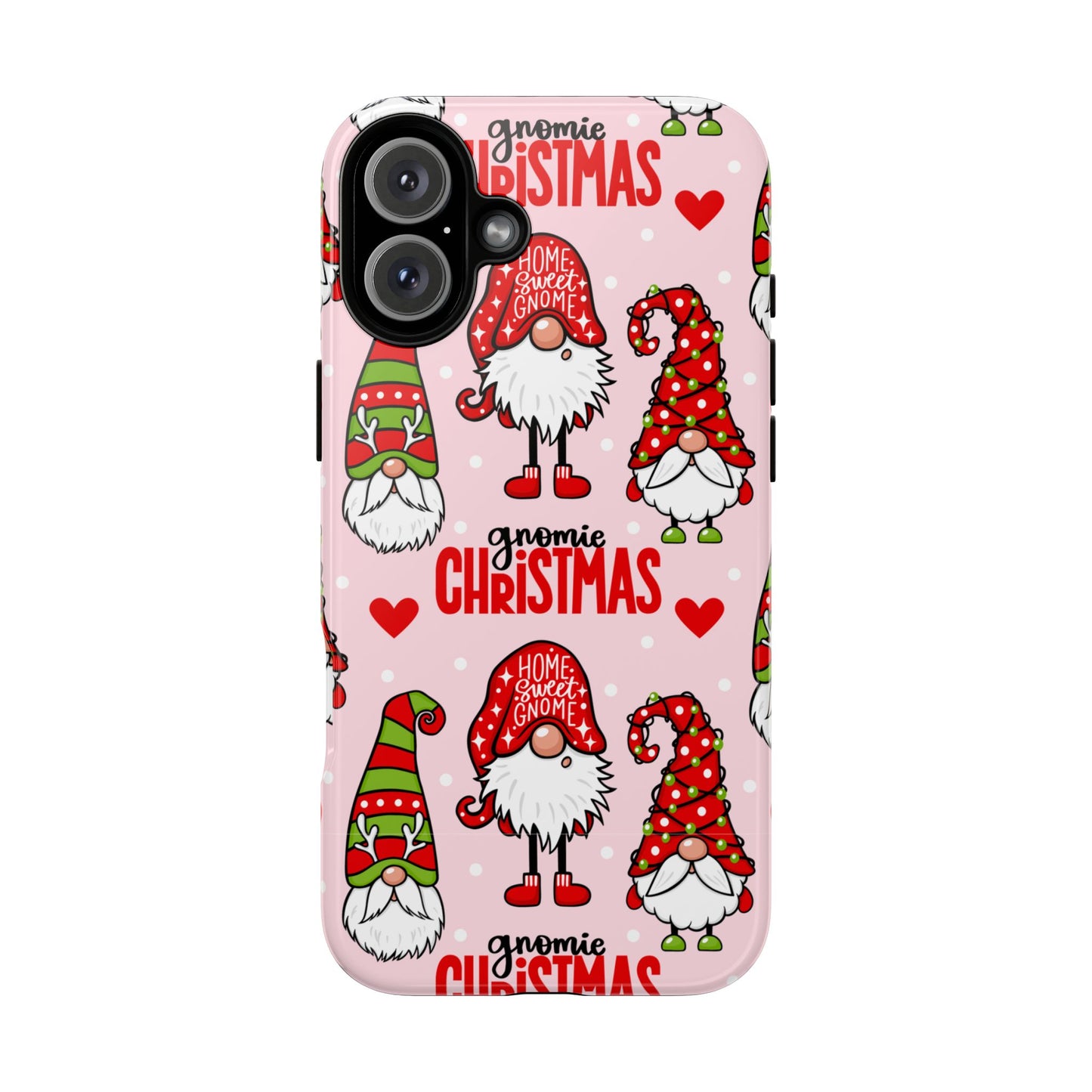 Christmas Gnomes Tough Phone Case – “Gnomie Christmas” Holiday Protection