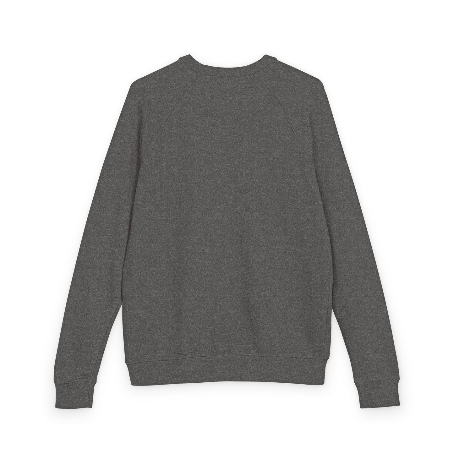 Coffee Lover Crewneck Sweatshirt — “Fueled by Coffee and the Holy Spirit” Graphic Raglan