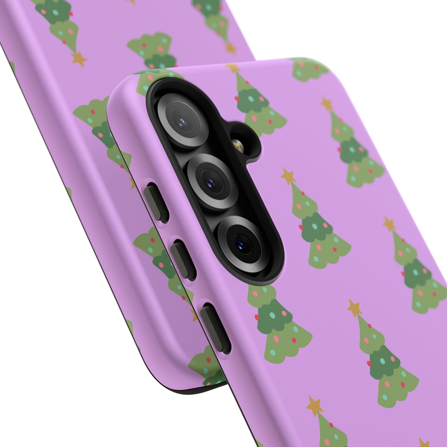 Christmas Tree Phone Case — Cute Purple Holiday iPhone Cover