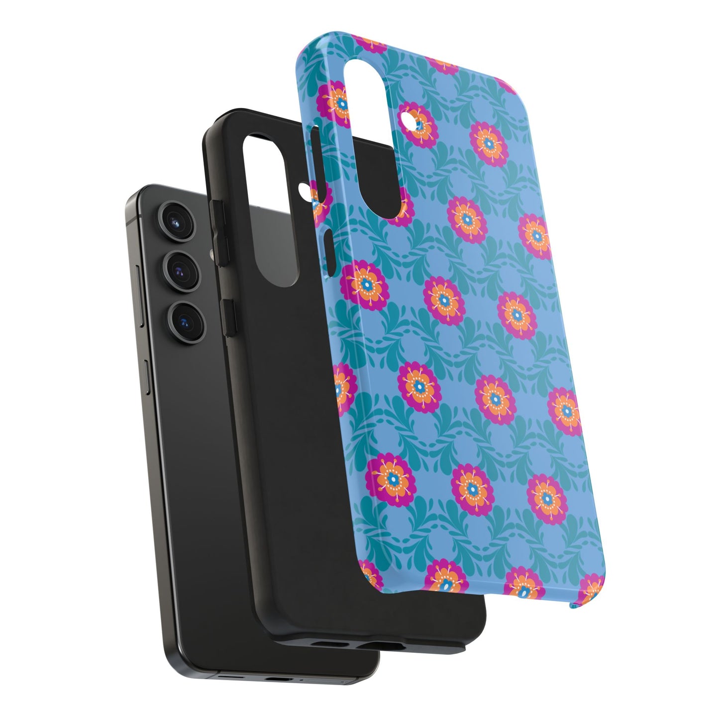 Floral Tough Phone Case - Durable, Stylish Protection for Your Smartphone