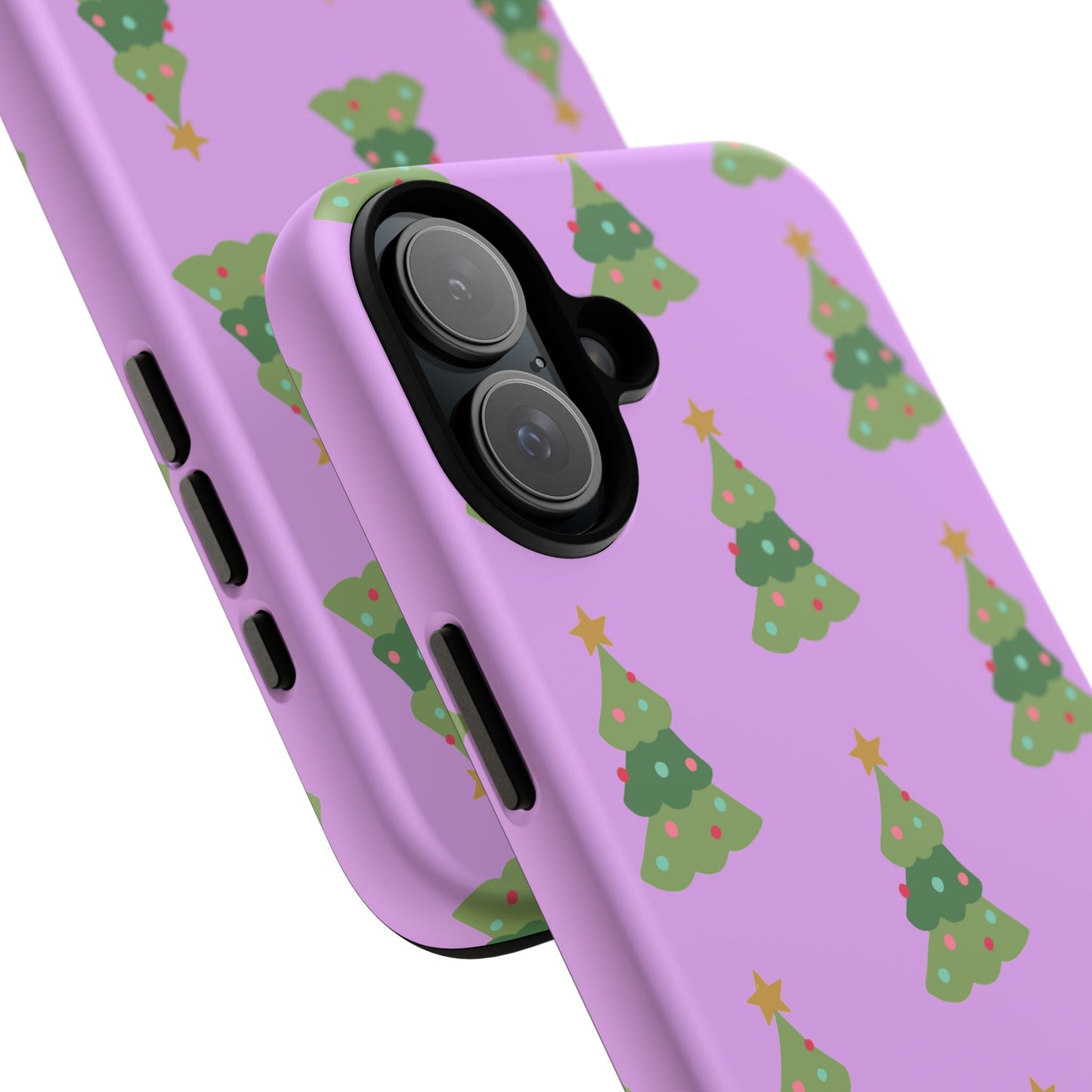 Christmas Tree Phone Case — Cute Purple Holiday iPhone Cover