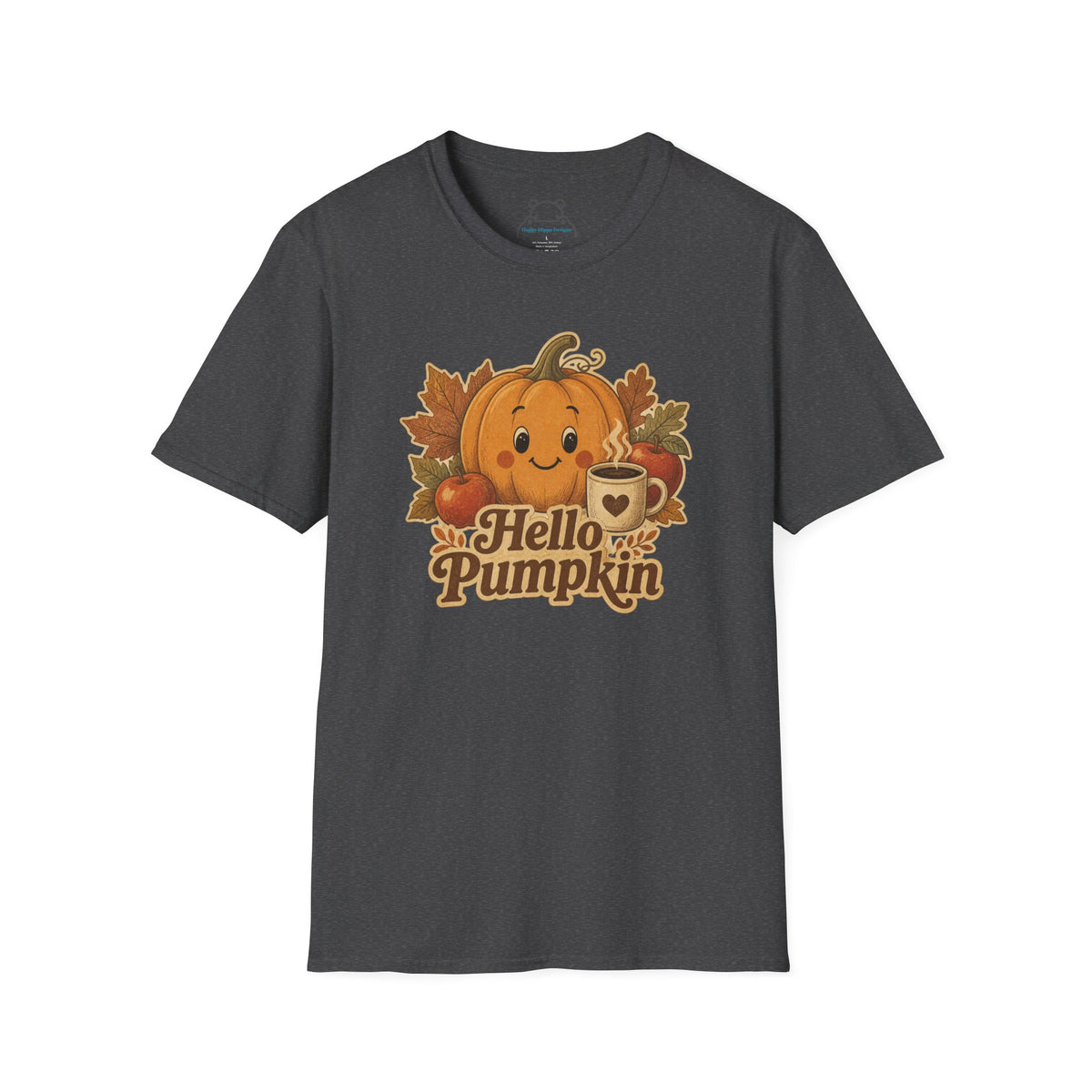 Hello Pumpkin T-Shirt — Cute Vintage Pumpkin Fall Tee