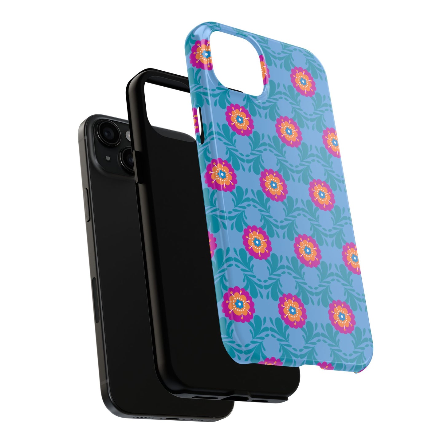Floral Tough Phone Case - Durable, Stylish Protection for Your Smartphone