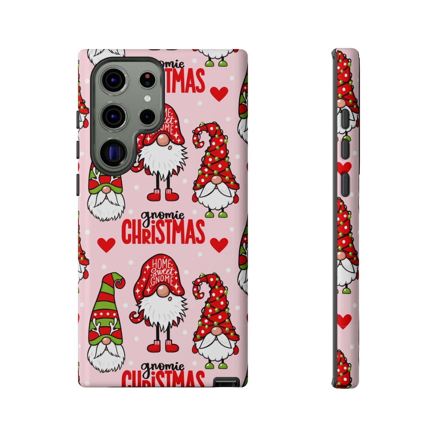 Christmas Gnomes Tough Phone Case – “Gnomie Christmas” Holiday Protection
