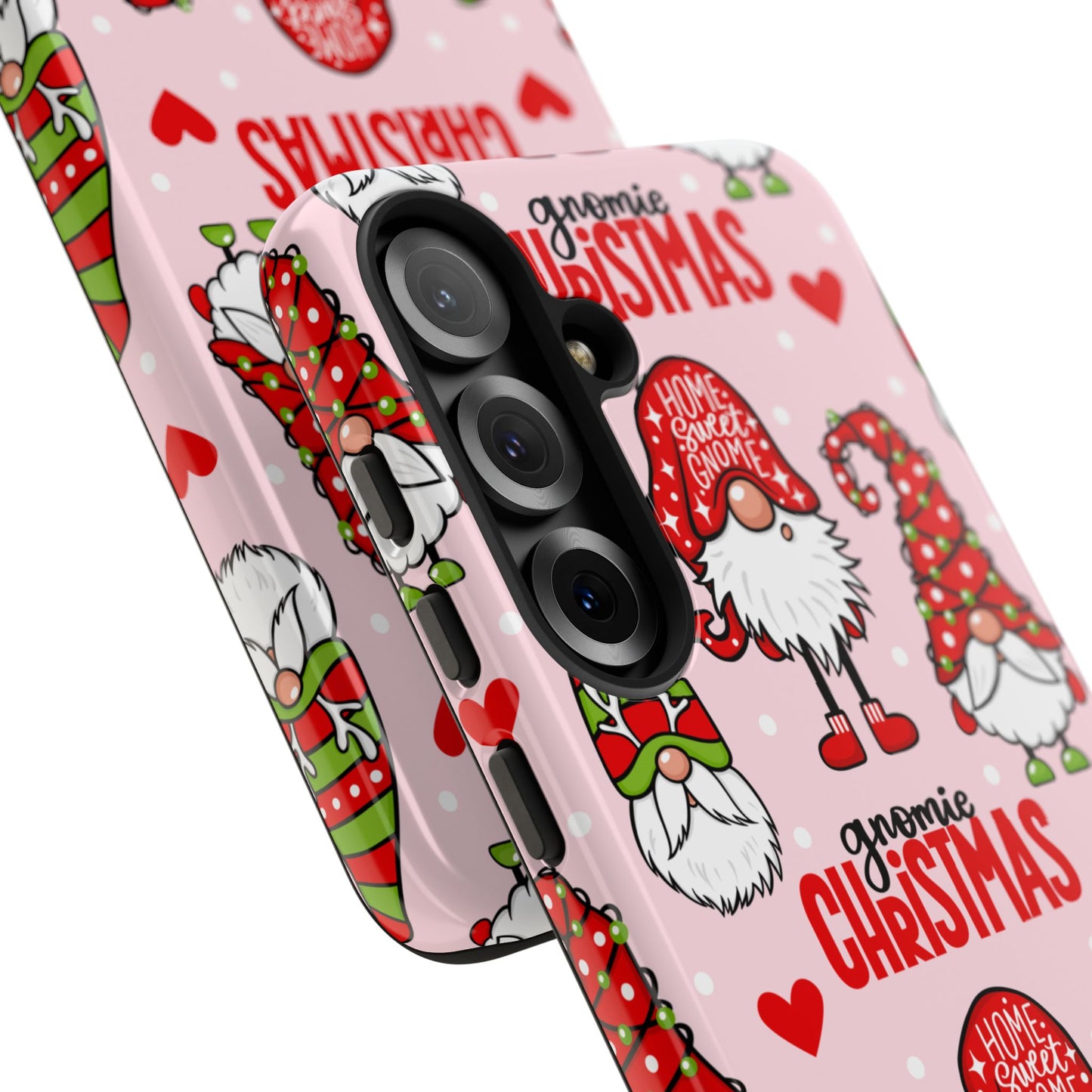 Christmas Gnomes Tough Phone Case – “Gnomie Christmas” Holiday Protection