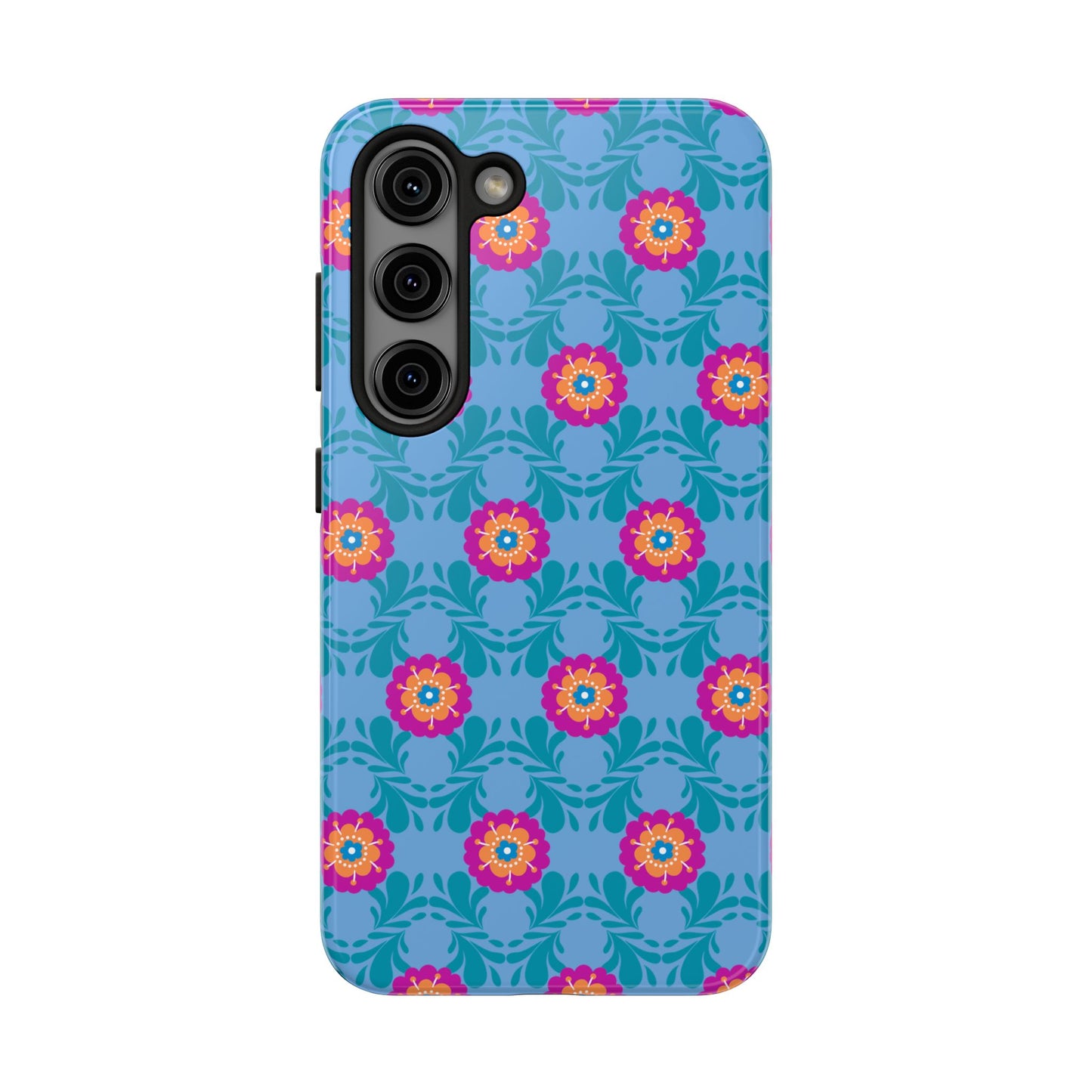 Floral Tough Phone Case - Durable, Stylish Protection for Your Smartphone